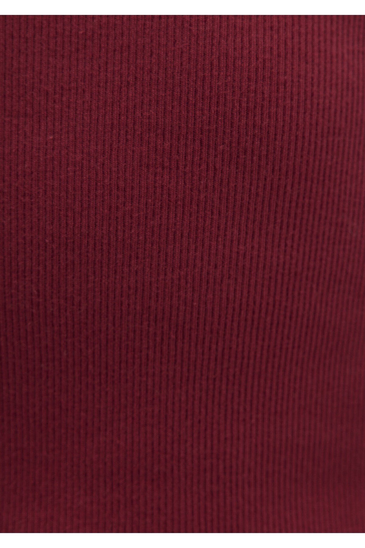 MAVİ KADIN UZUN KOLLU BASIC Koyu Bordo 1613622-70430