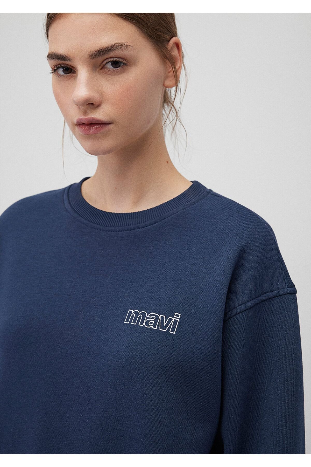 MAVİ KADIN UZUN KOLLU SWEATSHIRT dress blues 1611656-82454