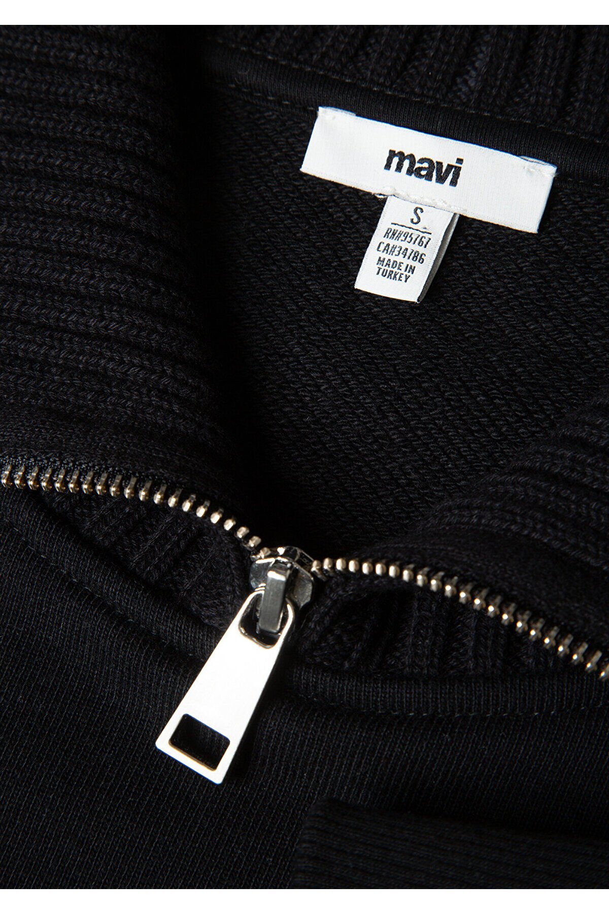 MAVİ KADIN YARIM FERMUARLI SWEATSHIRT Siyah 1S10434-900