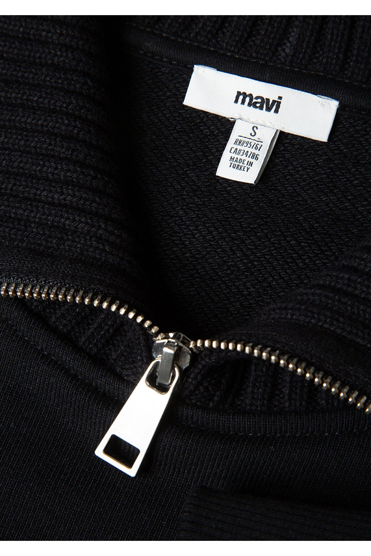 MAVİ KADIN YARIM FERMUARLI SWEATSHIRT Siyah 1S10434-900