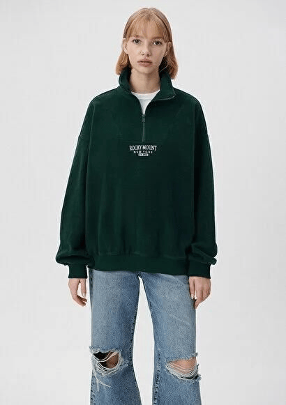 MAVİ KADIN YARIM FERMUARLI SWEATSHIRT Sycamore 1S10010-71538