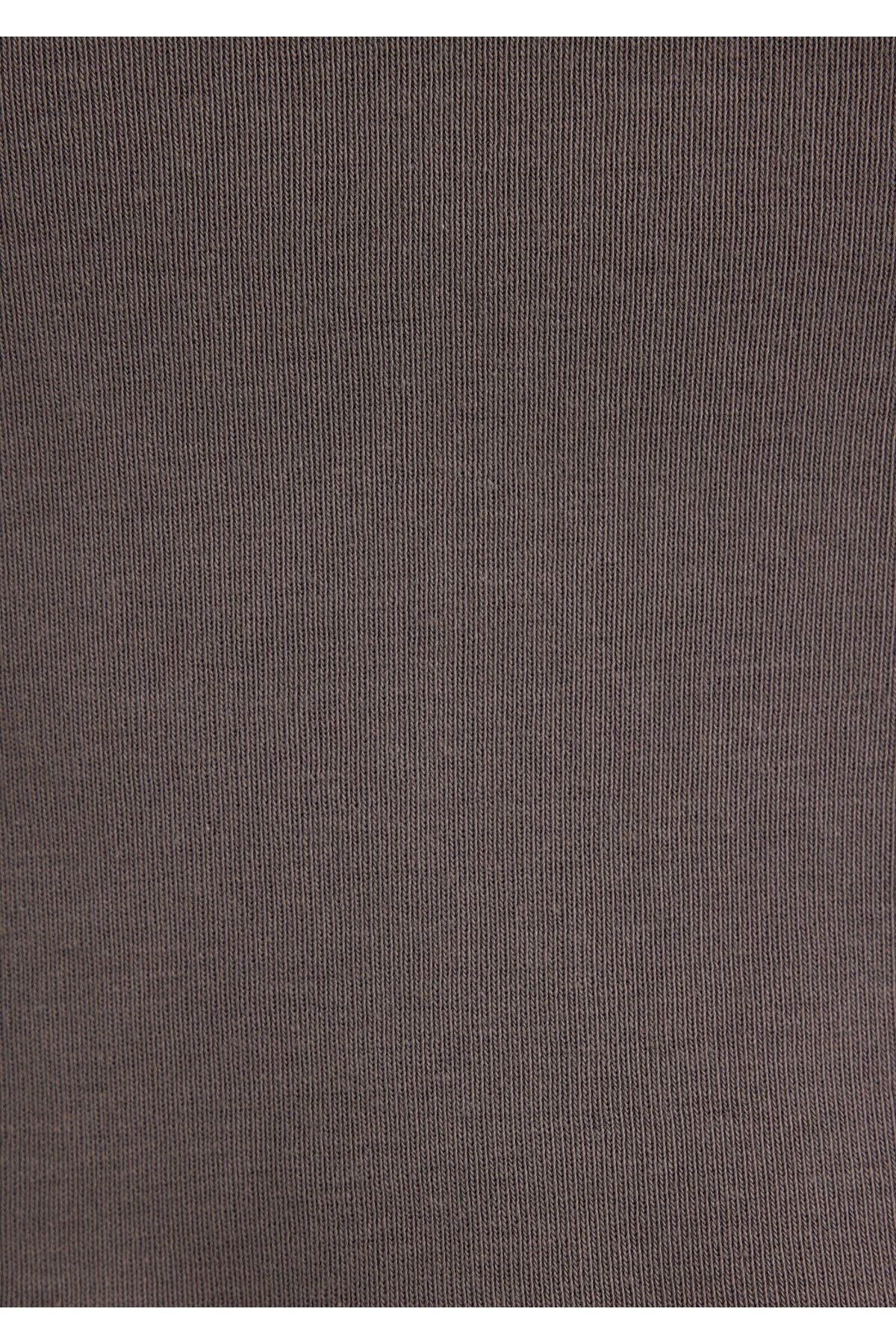 MAVİ KADIN YUVARLAK YAKA BASIC TİŞÖRT DARK GULL GRA 1600814-70095