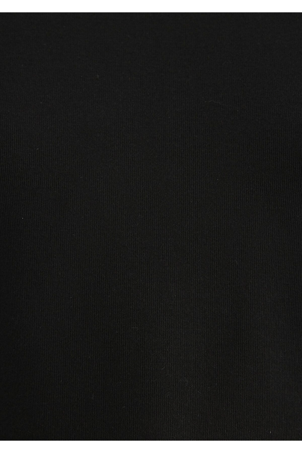 MAVİ KADIN YUVARLAK YAKA ÇİZGİLİ PENYE Black 168382-25745
