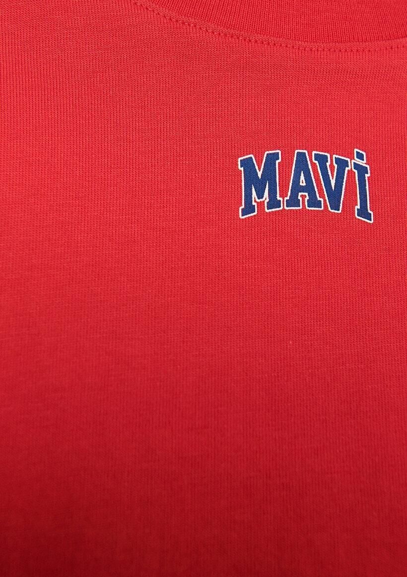 MAVİ KADIN YUVARLAK YAKA KISA KOLLU PENYE TİŞÖRT Na 1611585-71083