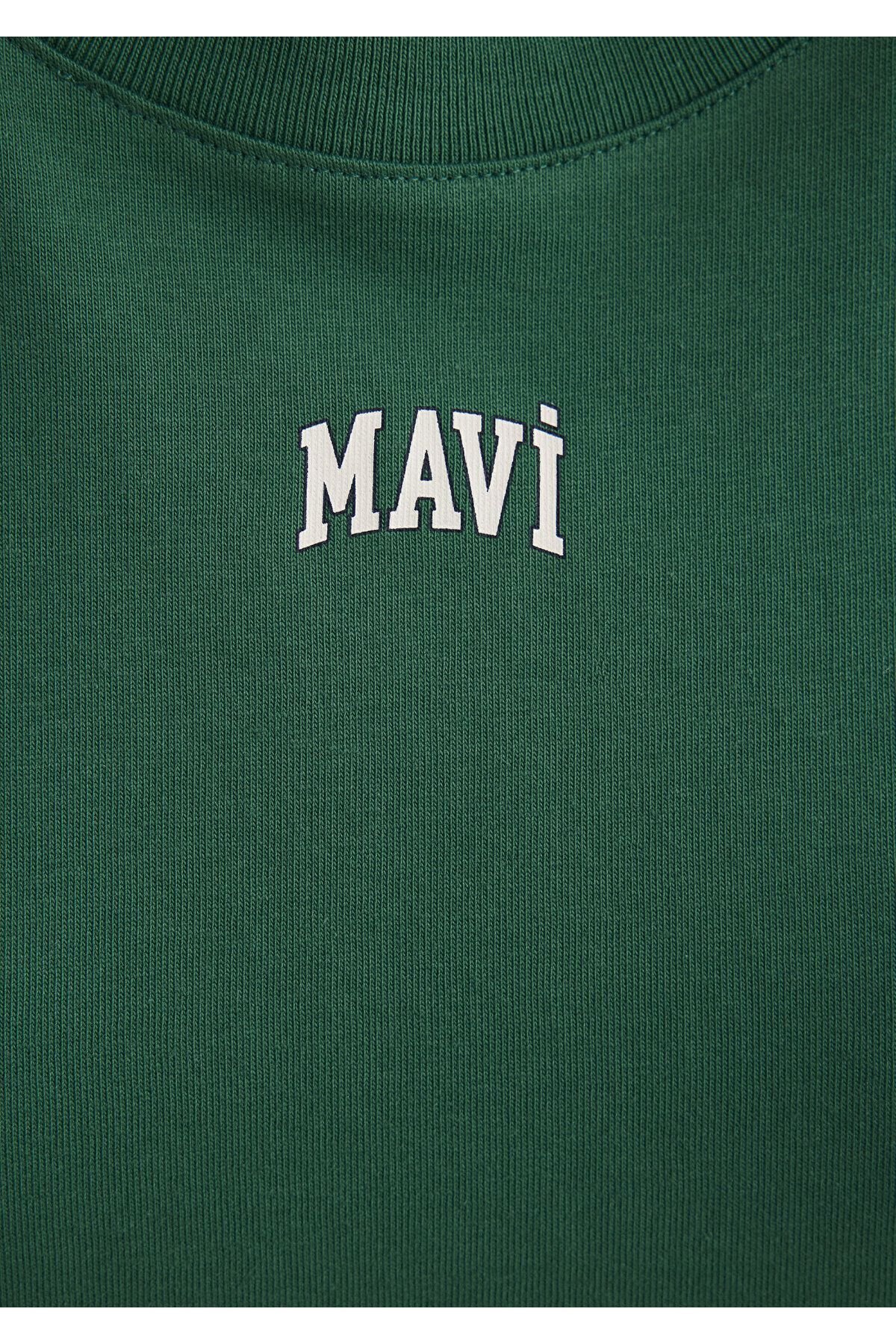 MAVİ KADIN YUVARLAK YAKA KISA KOLLU PENYE TİŞÖRT Zü 1611585-71874