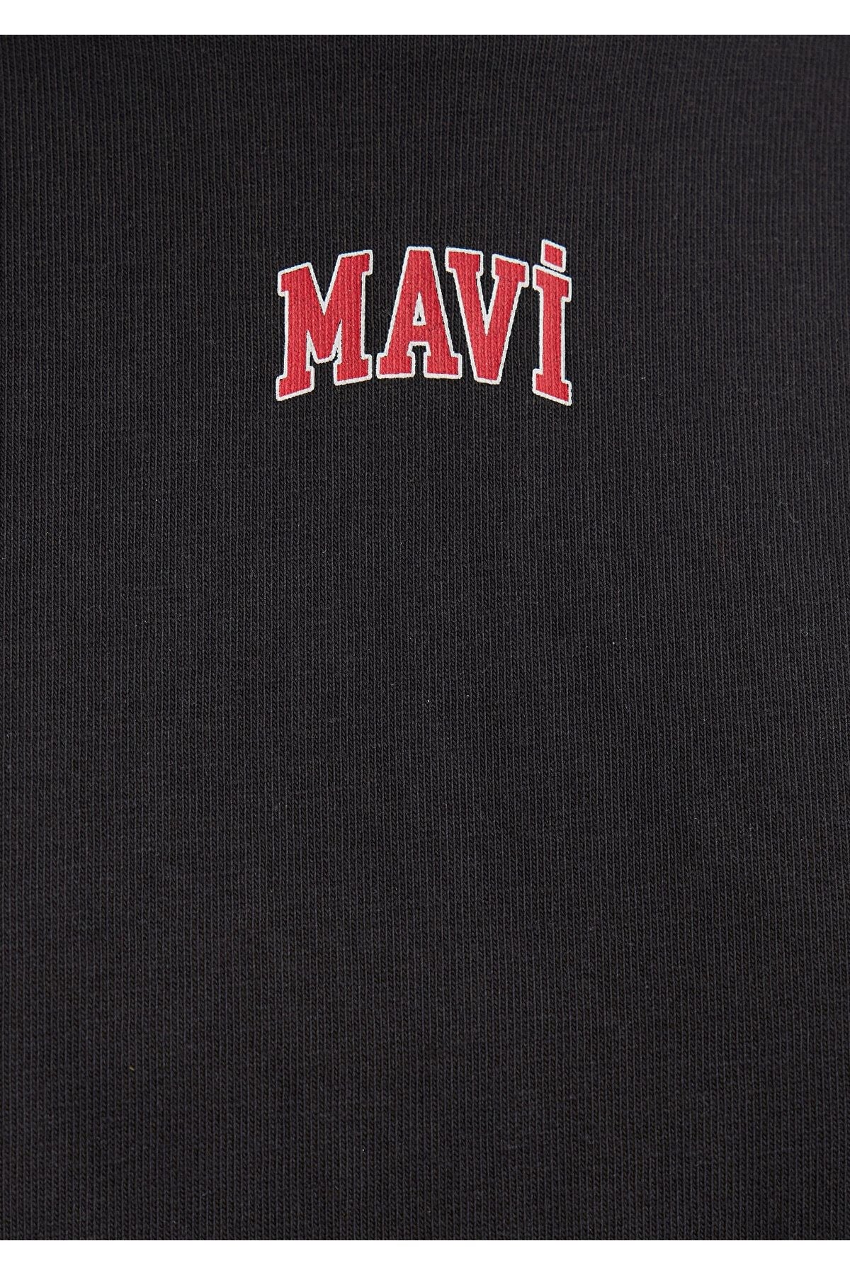 MAVİ KADIN YUVARLAK YAKA KISA KOLLU TİŞÖRT Kömür 1611585-70087