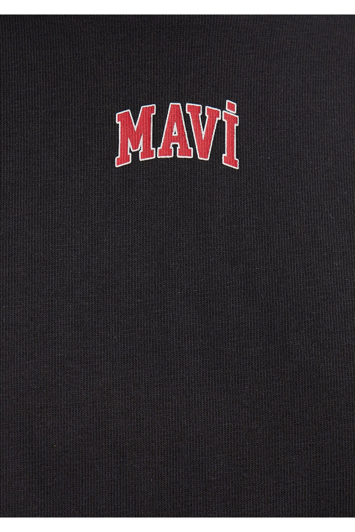 MAVİ KADIN YUVARLAK YAKA KISA KOLLU TİŞÖRT Kömür 1611585-70087