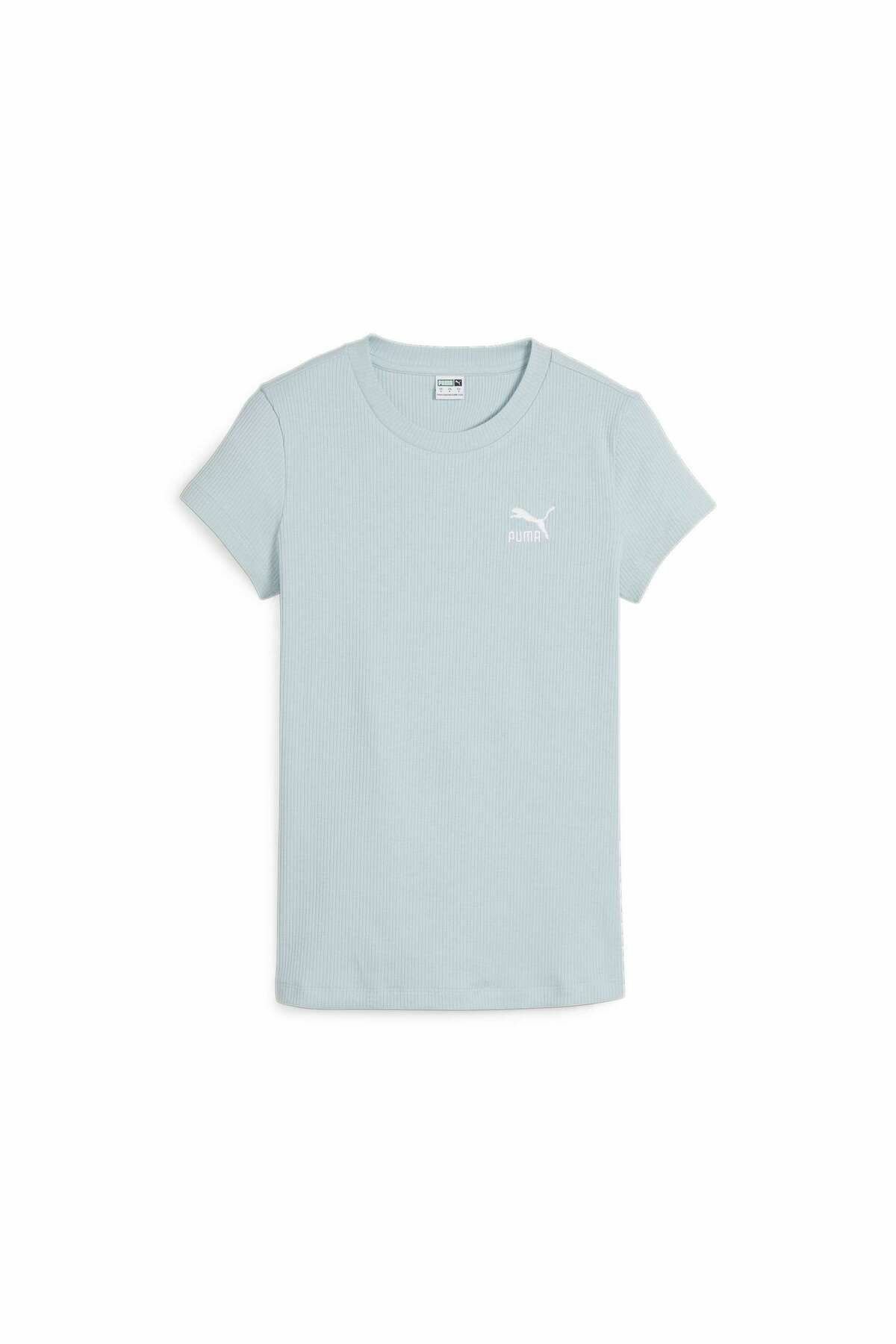 PUMA BAYAN  CLASSICS RİBBED SLİM TEE 62426422