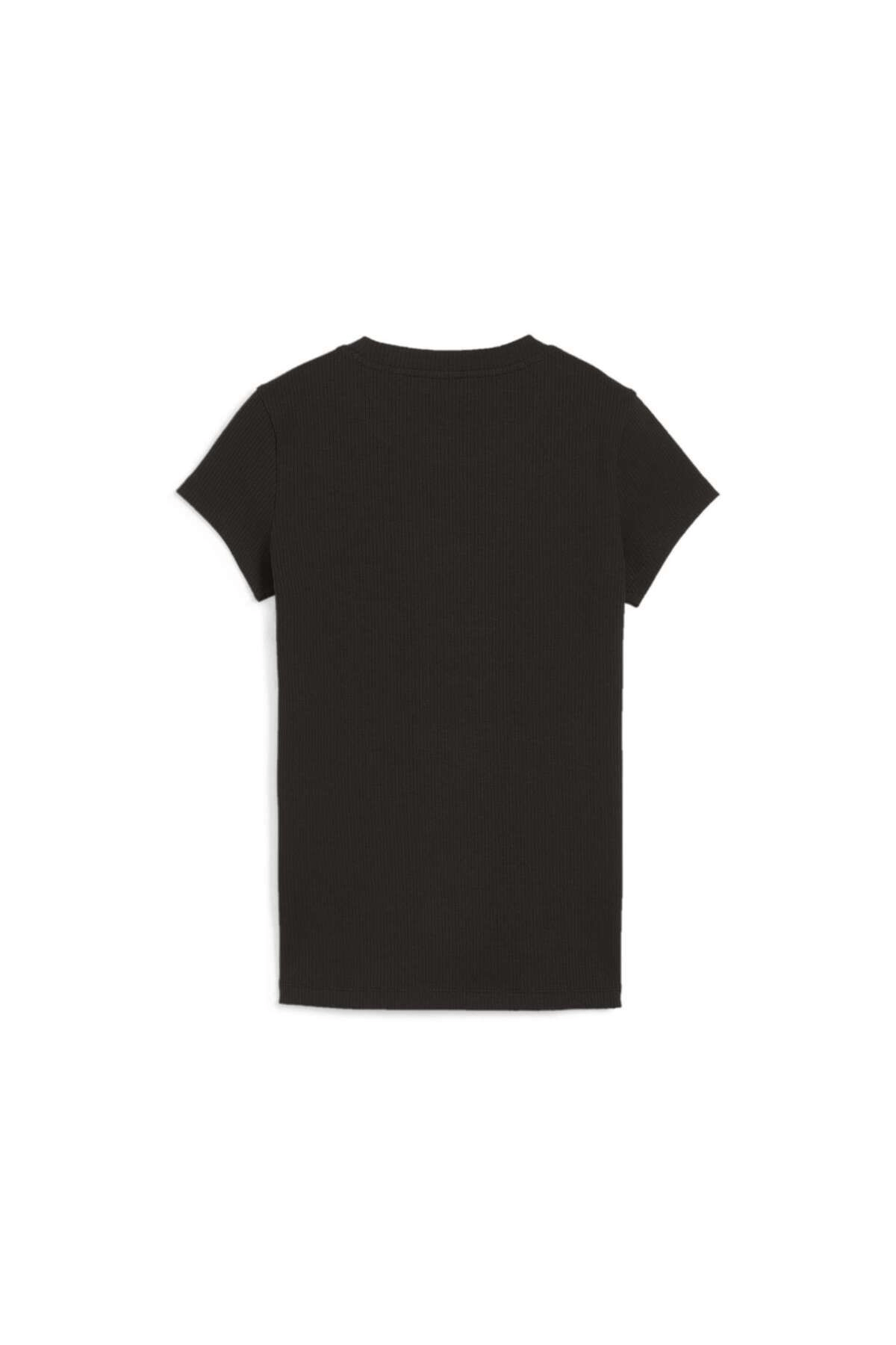 PUMA BAYAN  CLASSICS RİBBED SLİM TEE 62426401