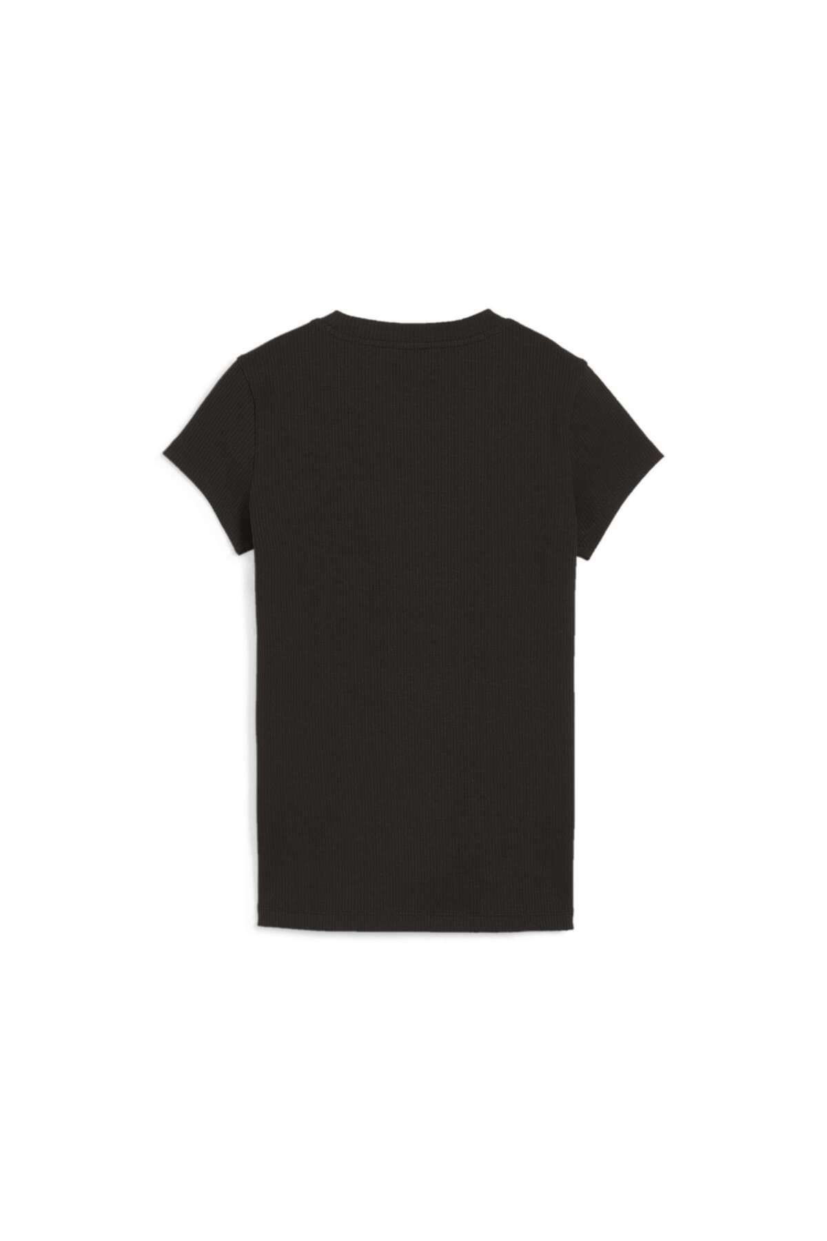 PUMA BAYAN  CLASSICS RİBBED SLİM TEE 62426401
