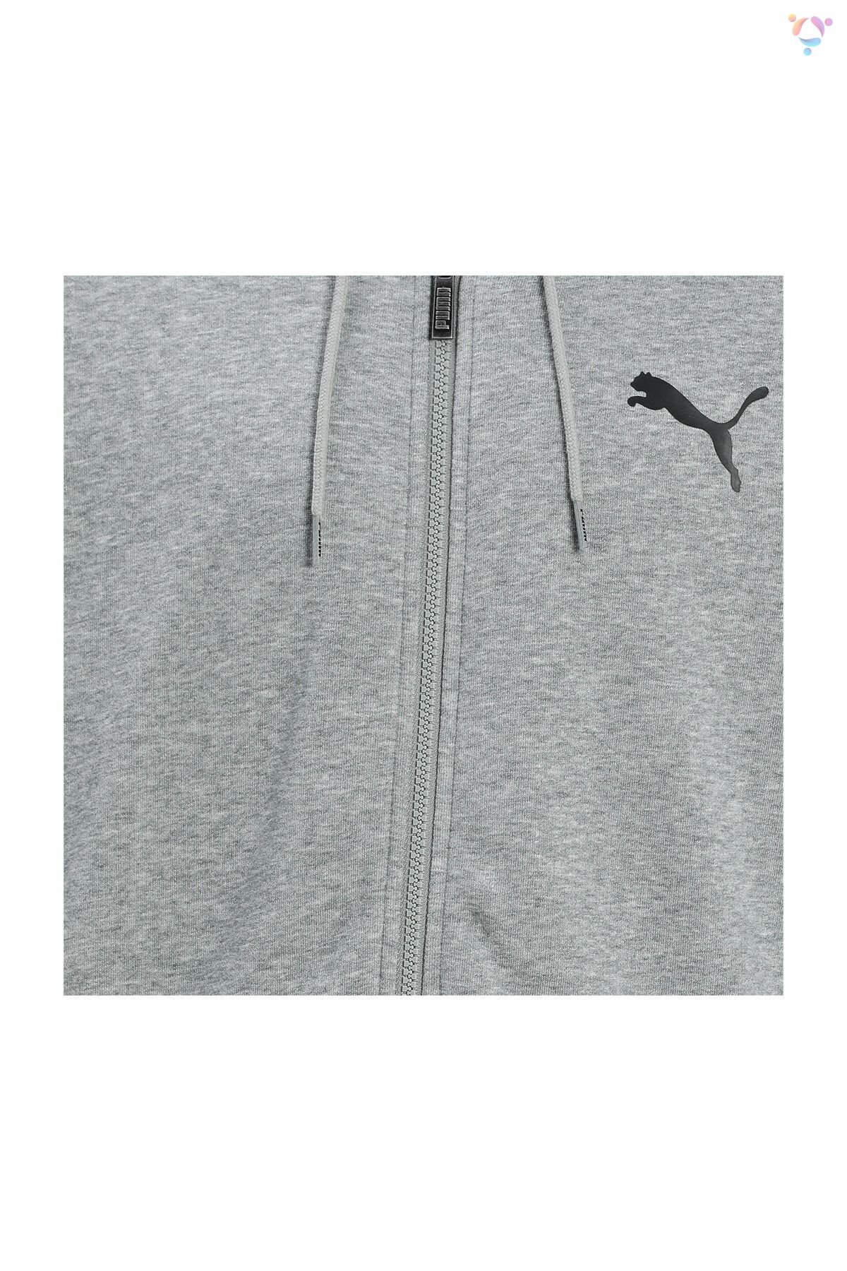 PUMA ERKEK ESS SMALL LOGO FZ HOODİE 58670453