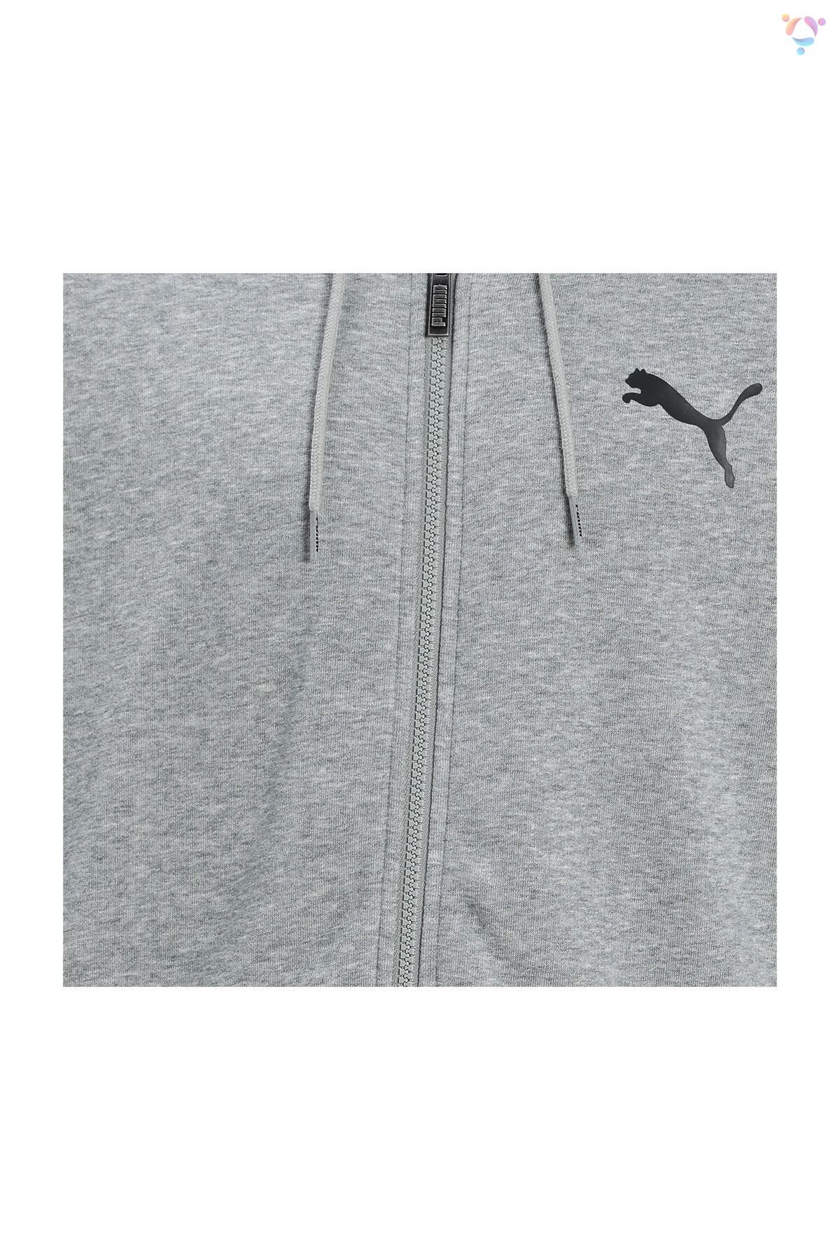 PUMA ERKEK ESS SMALL LOGO FZ HOODİE 58670453
