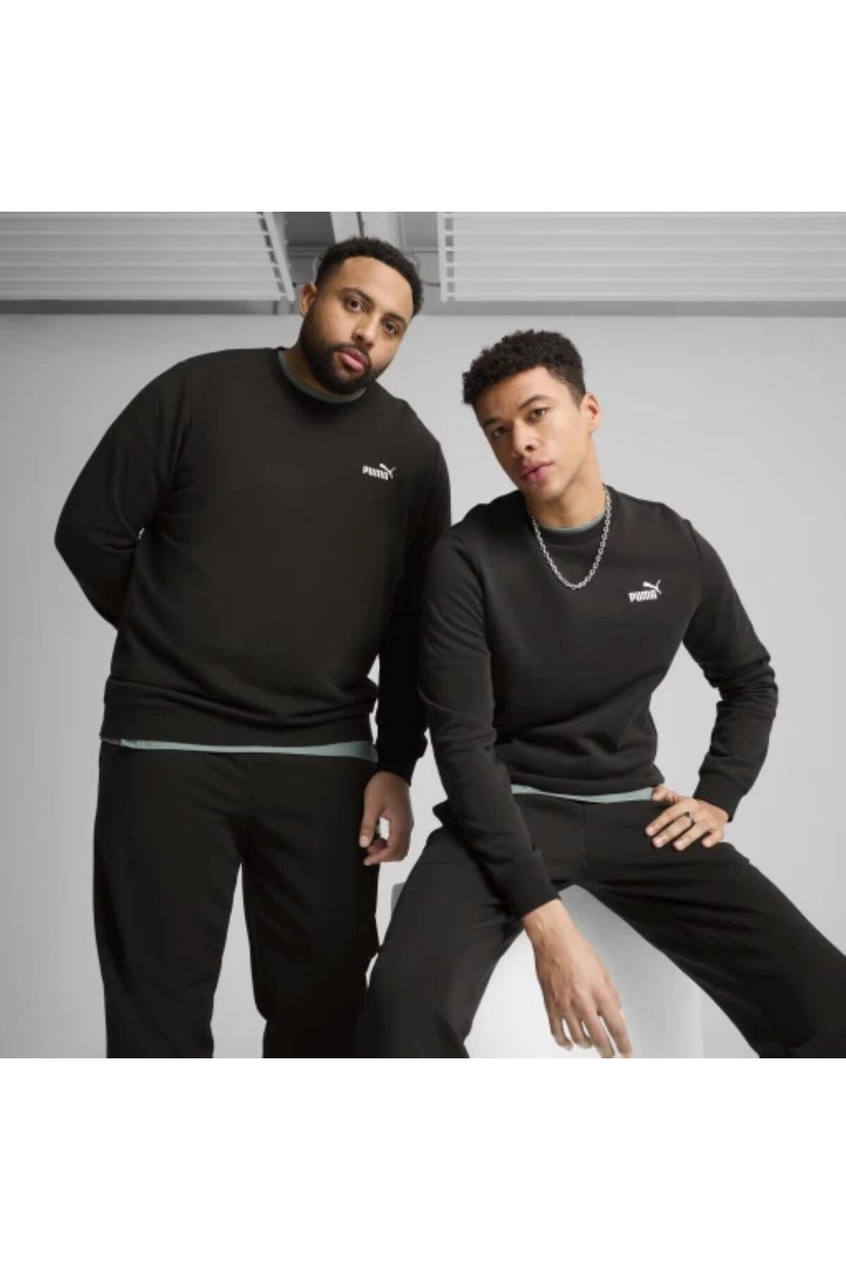 PUMA ERKEK ESS SMALL NO. 1 LOGO CREW SWEATSHİRT 68256401
