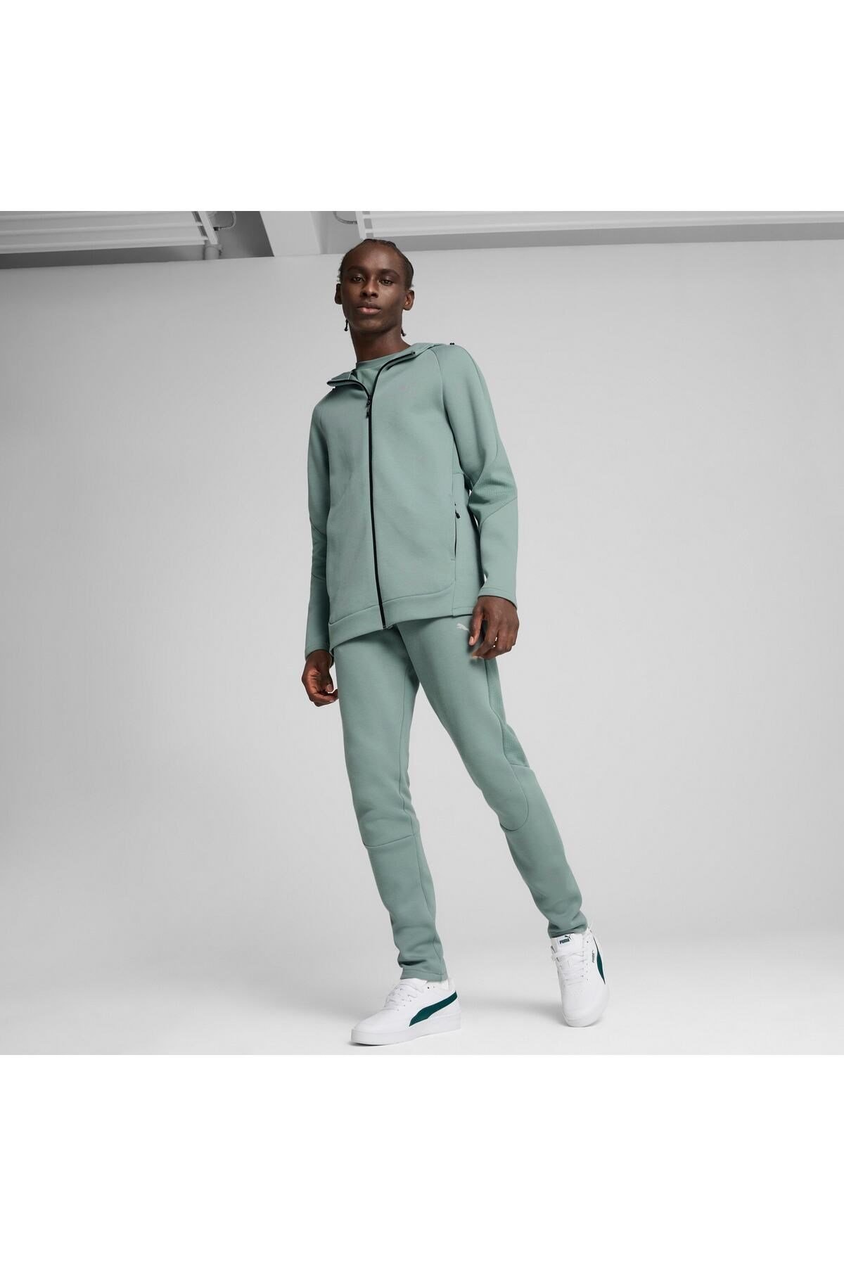 PUMA ERKEK EVOSTRIPE FULL-ZİP HOODİE EŞOFMAN ÜST 68461330
