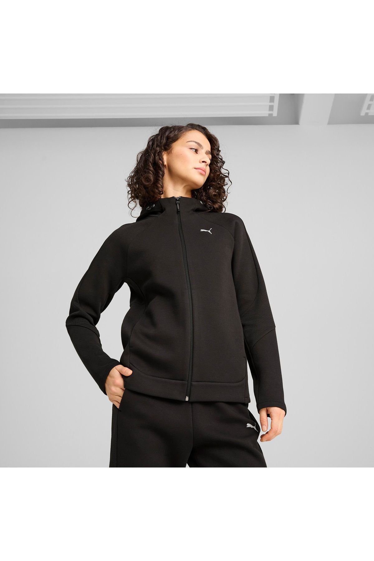 PUMA KADIN EVOSTRIPE FULL-ZİP HOODİE EŞOFMAN ÜST 68505001
