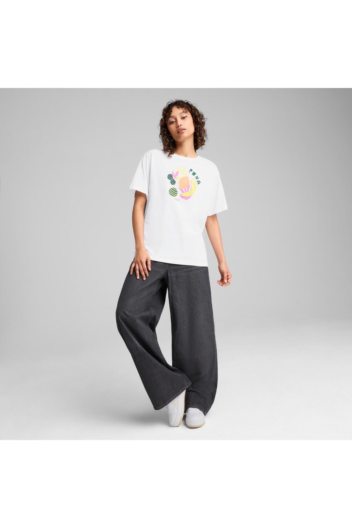 PUMA KADIN GRAPHICS RELAXED FRUİTY TEE TİŞÖRT 68508502
