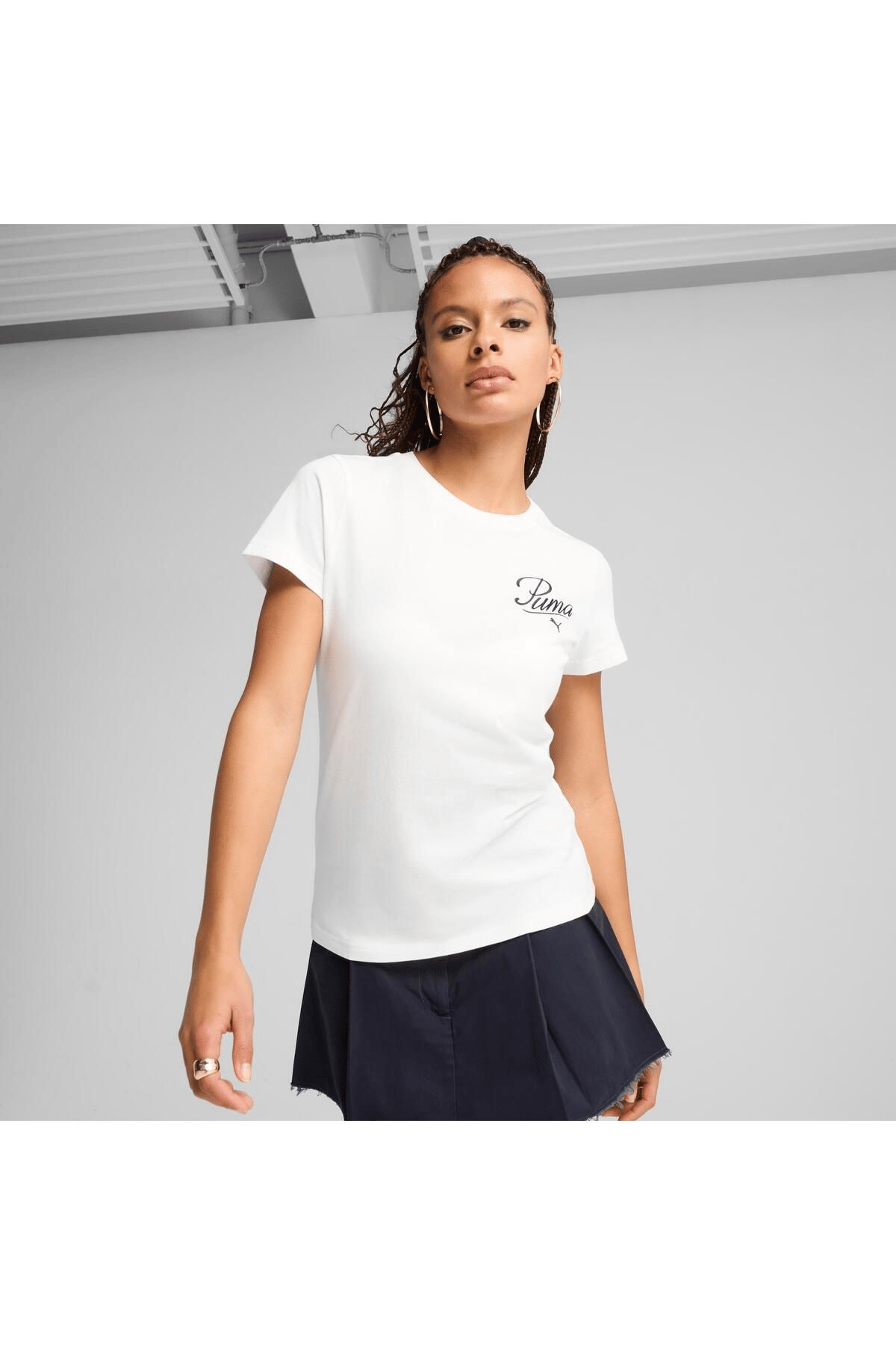 PUMA KADIN SCRIPT TEE TİŞÖRT 68498202