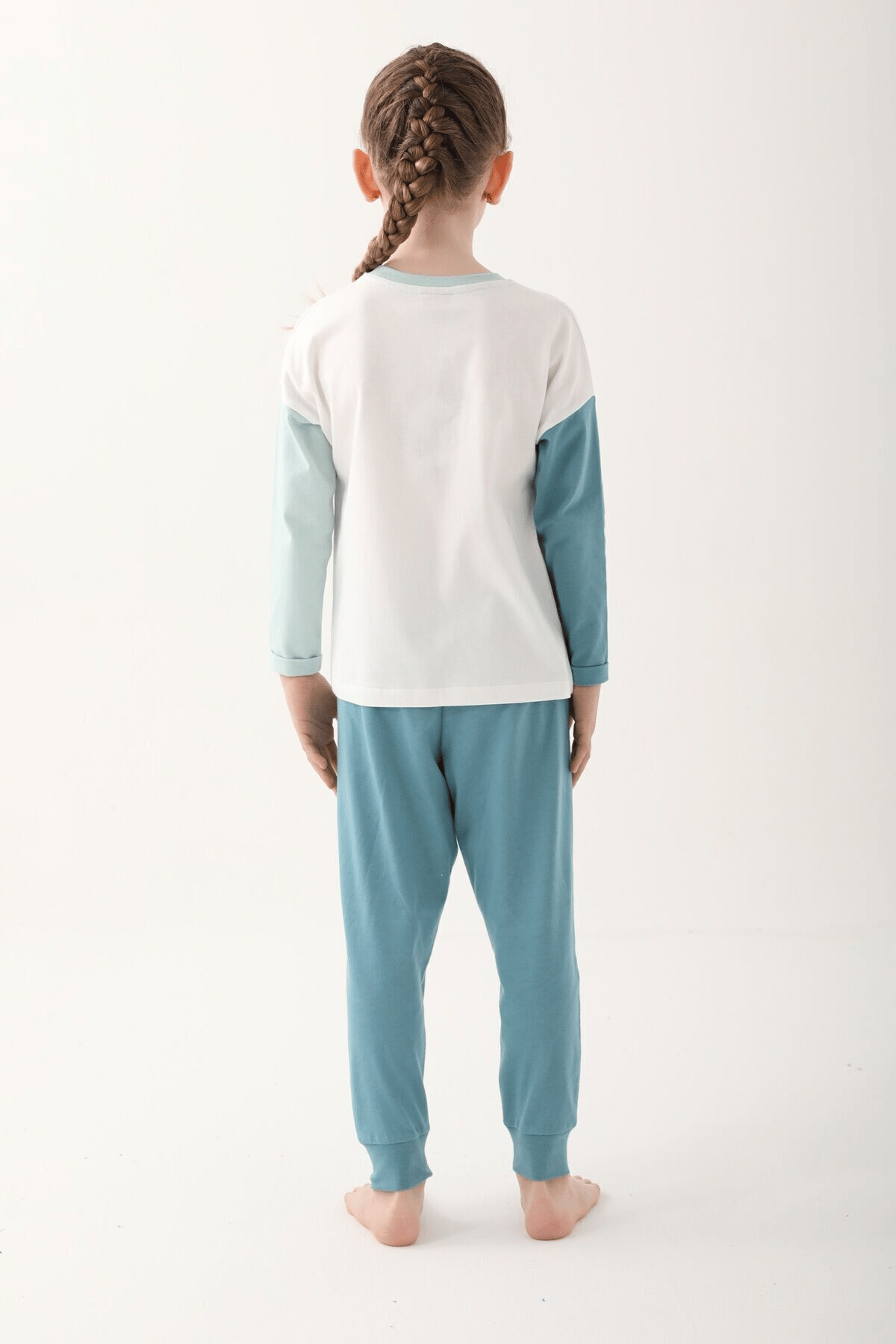 ROLYPOLY KIZ ÇOCUK UZUN KOL PİJAMA TAKIM L1615-3