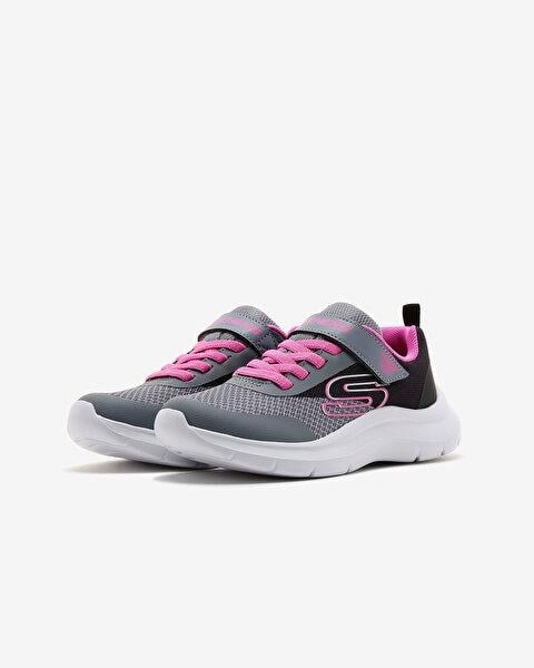 SKECHERS ÇOCUK SKECH FAST - TRENDİNG COLOR SPOR AYAKKABI 303534L BKGY