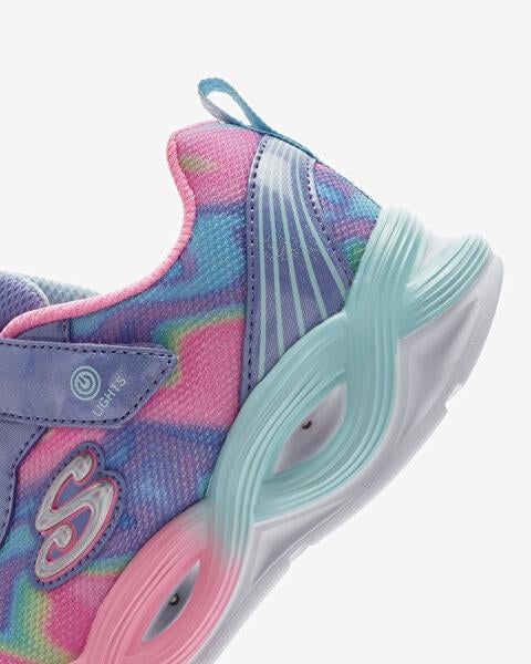 SKECHERS ÇOCUK TWİSTY GLOW - SORBET SWİRL SPOR AYAKKABI 303716L PWMT