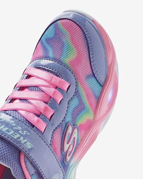 SKECHERS ÇOCUK TWİSTY GLOW - SORBET SWİRL SPOR AYAKKABI 303716L PWMT