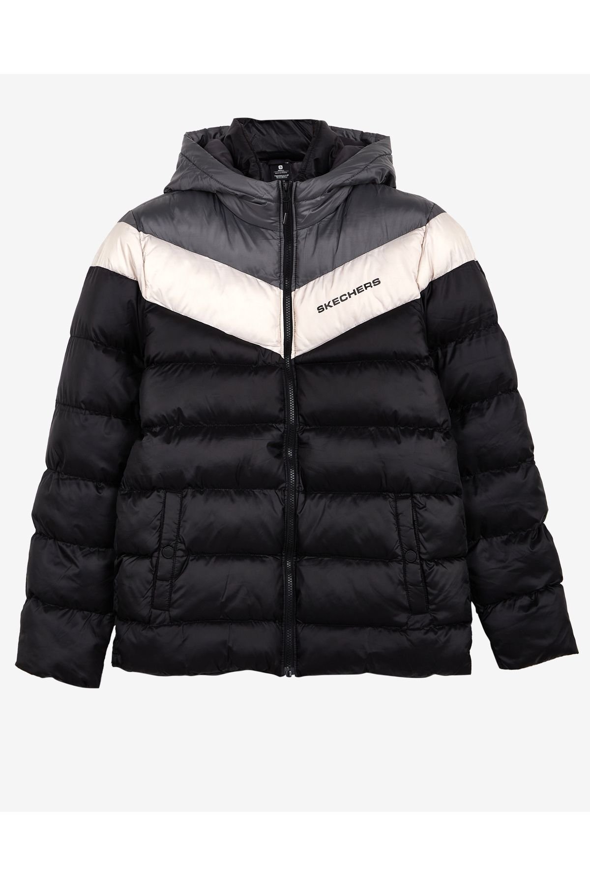 SKECHERS ERKEK ŞİŞME MONT M OUTERWEAR COLORBLOCK PADDED JACKET S222069-001