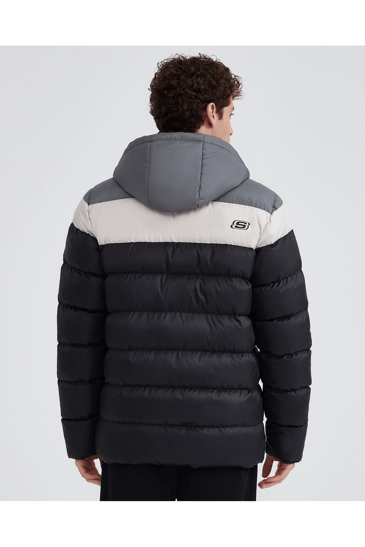 SKECHERS ERKEK ŞİŞME MONT M OUTERWEAR COLORBLOCK PADDED JACKET S222069-001