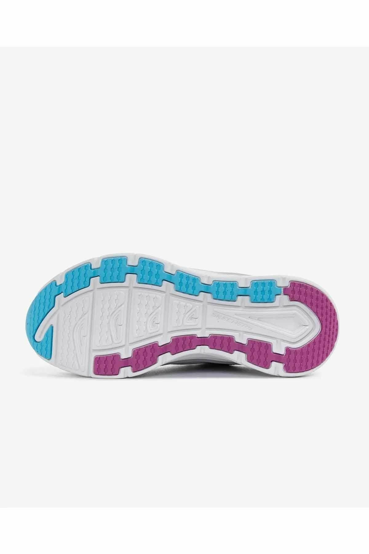 SKECHERS KADIN AÇIK GRİ/ÇOK RENKLİ D'LUX WALKER SPOR AYAKKABI 149023 LGMT
