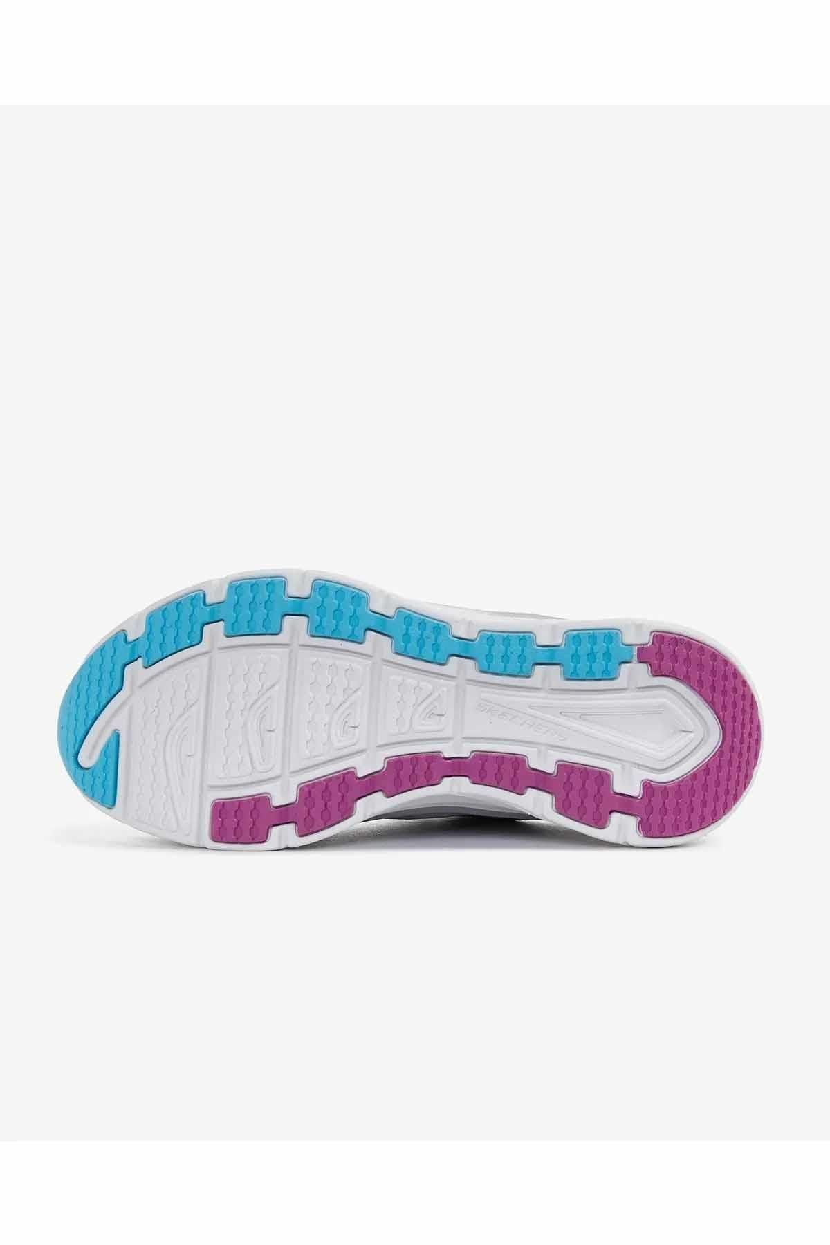 SKECHERS KADIN AÇIK GRİ/ÇOK RENKLİ D'LUX WALKER SPOR AYAKKABI 149023 LGMT