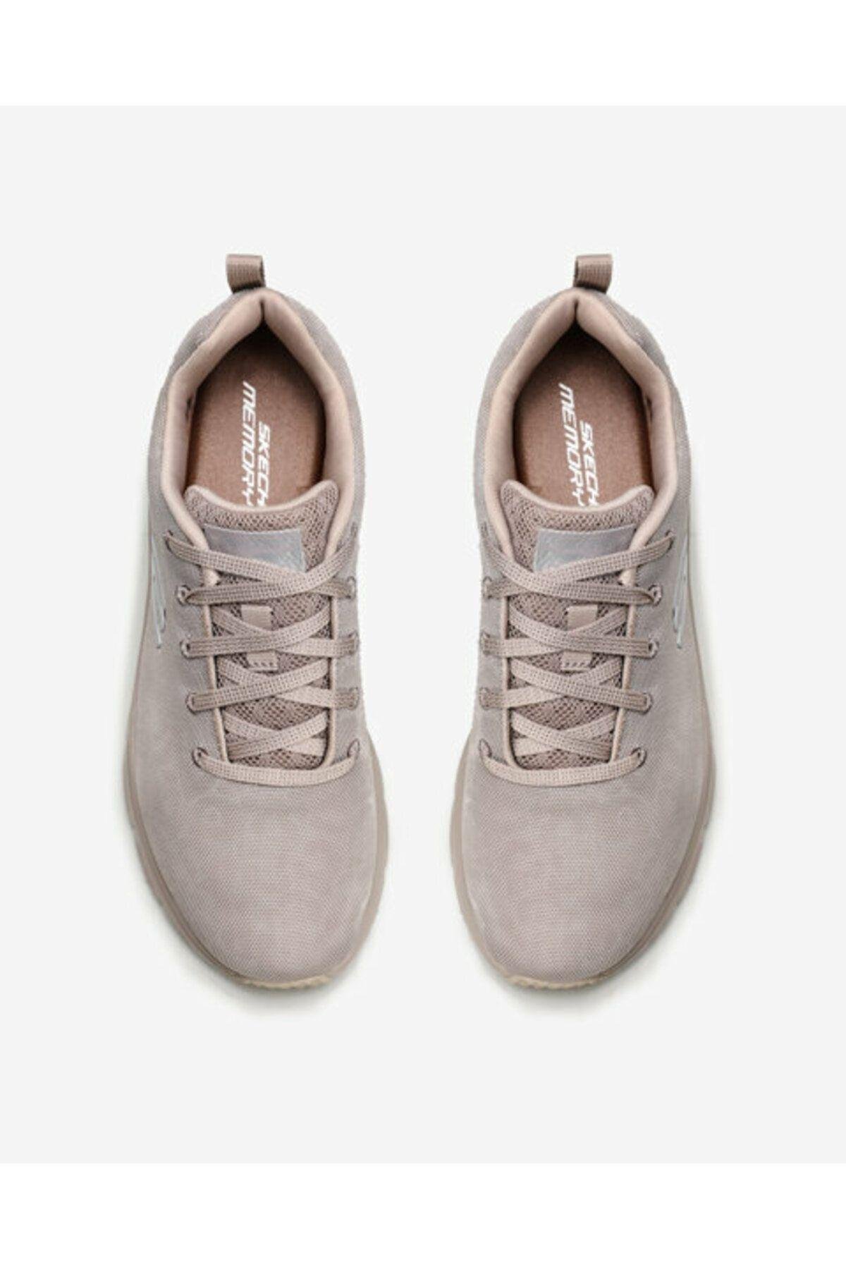SKECHERS KADIN BEJ FASHİON FİT-WİLD AURA SPOR AYAKKABI 88888179 TPE