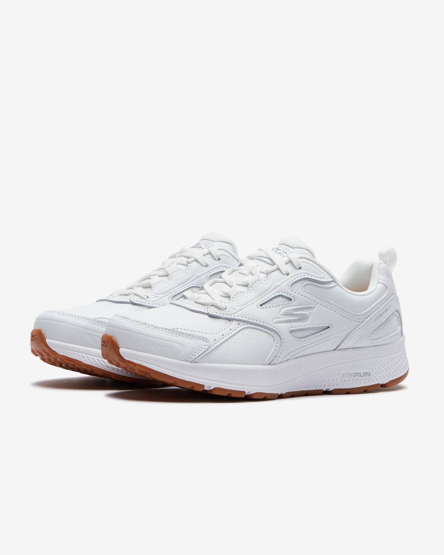 SKECHERS KADIN BEYAZ GO RUN CONSISTENT - BROAD SPE SPOR AYAKKABI 128274 WHT