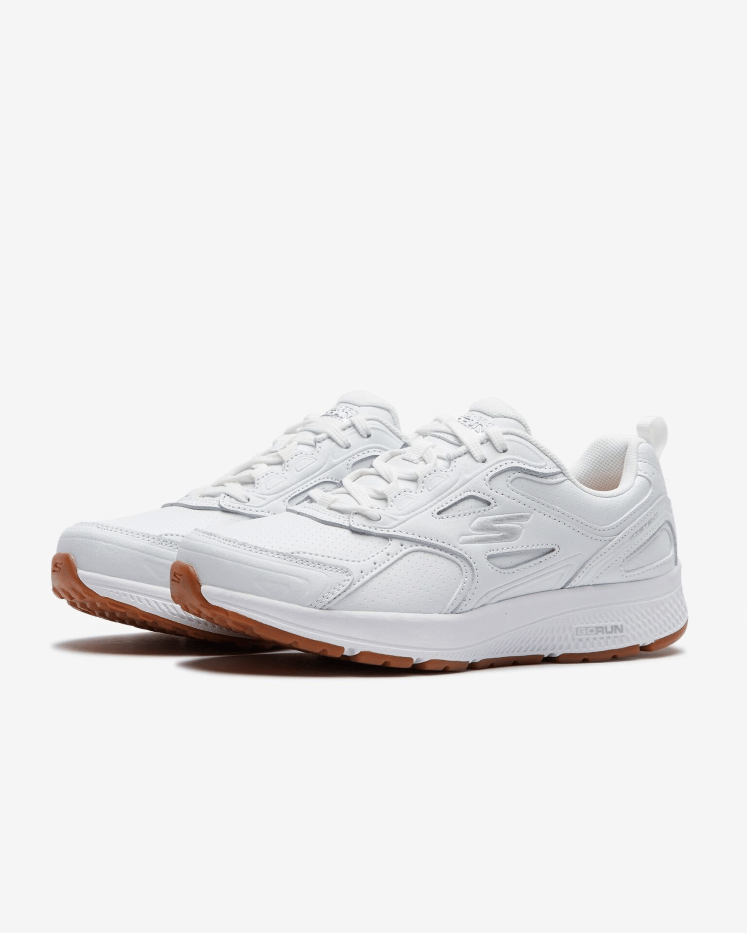 SKECHERS KADIN BEYAZ GO RUN CONSISTENT - BROAD SPE SPOR AYAKKABI 128274 WHT