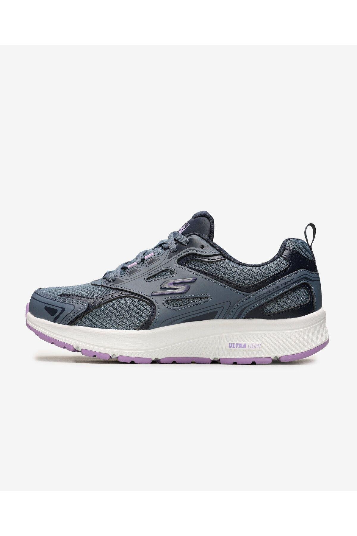 SKECHERS KADIN MAVİ/MOR GO RUN CONSİSTENT SPOR AYAKKABI 128075 BLPR