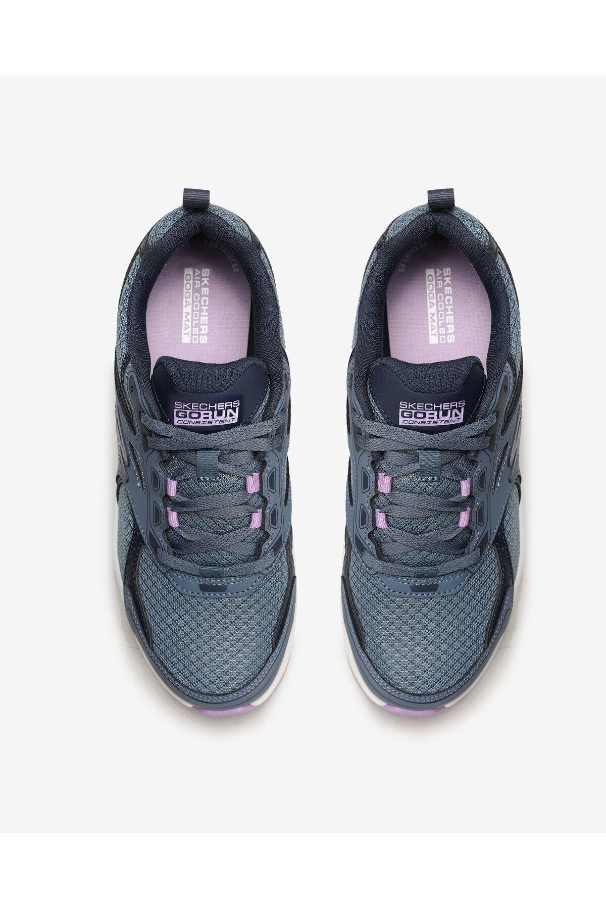 SKECHERS KADIN MAVİ/MOR GO RUN CONSİSTENT SPOR AYAKKABI 128075 BLPR