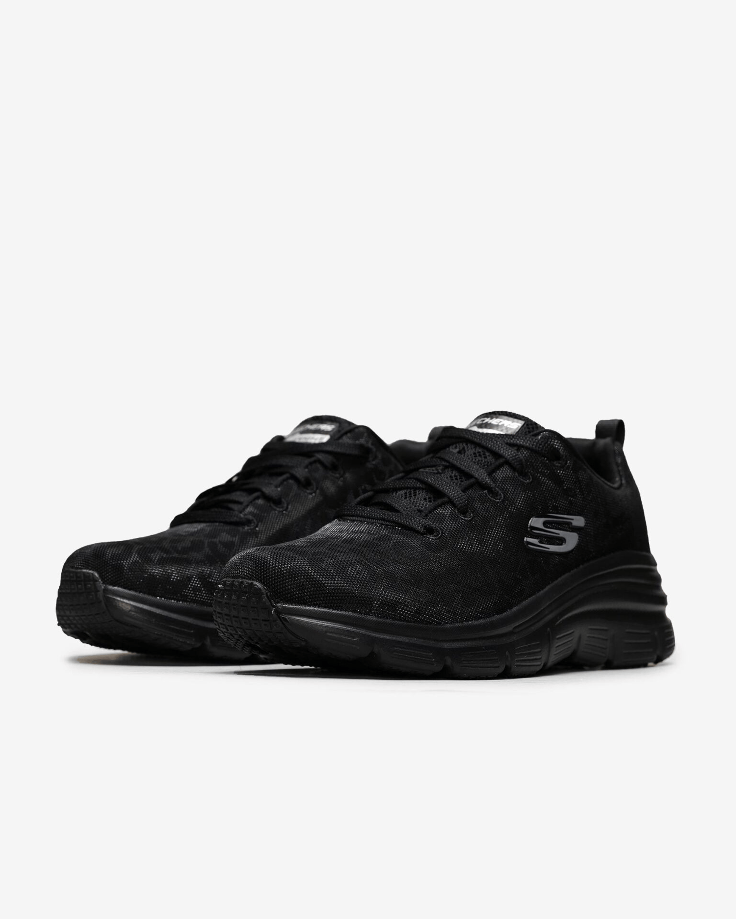 SKECHERS KADIN SİYAH FASHİON FİT SPOR AYAKKABI 88888179 BBK