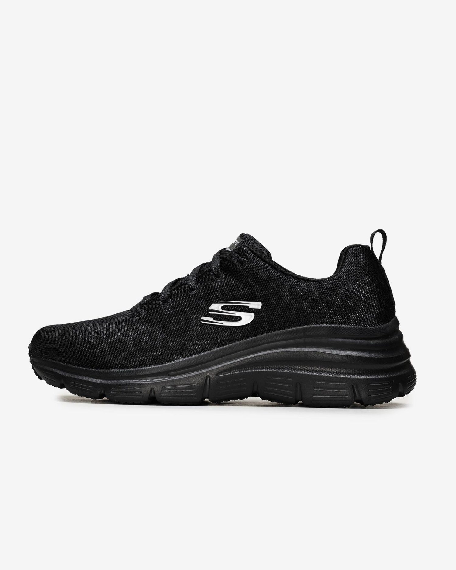 SKECHERS KADIN SİYAH FASHİON FİT SPOR AYAKKABI 88888179 BBK