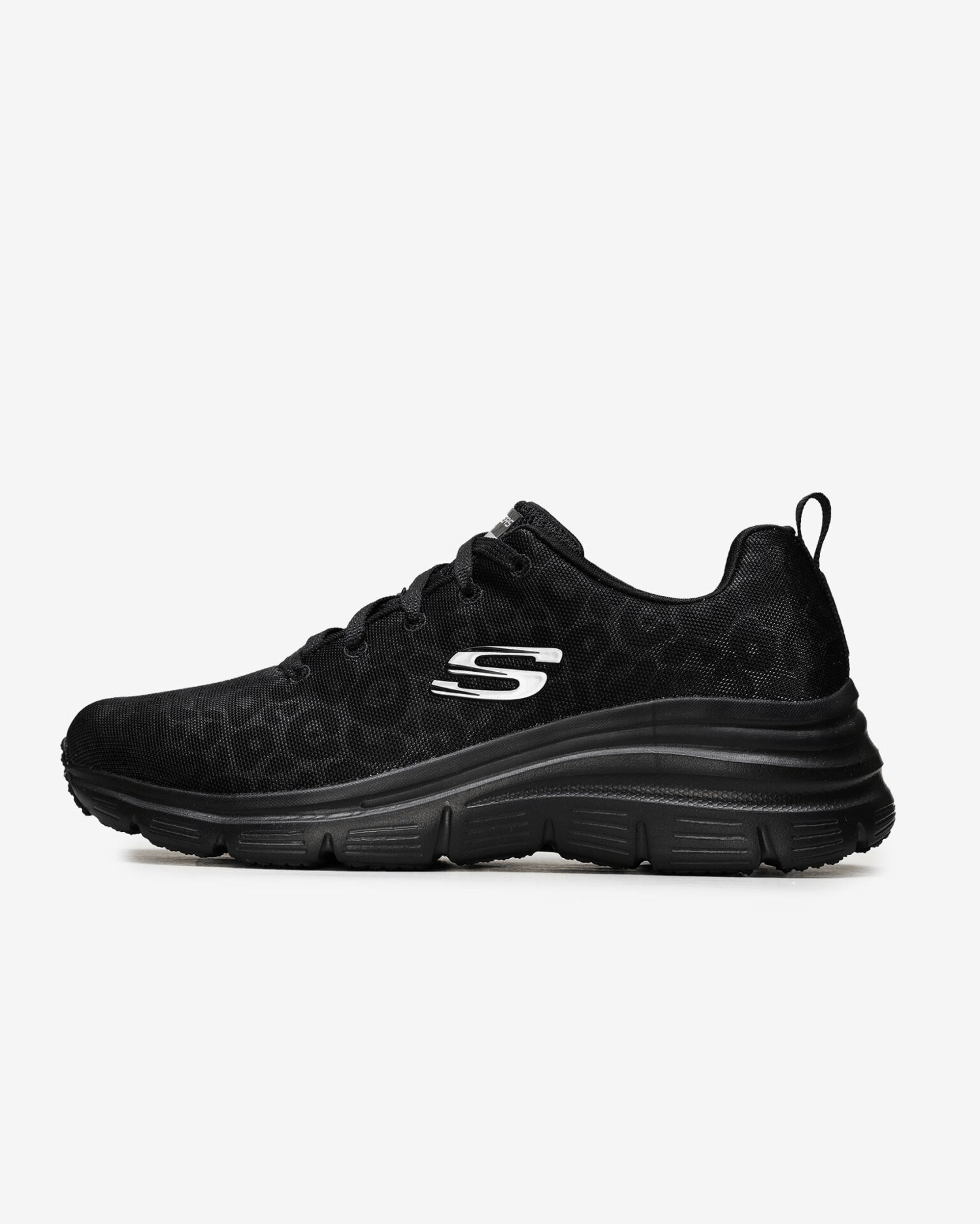 SKECHERS KADIN SİYAH FASHİON FİT SPOR AYAKKABI 88888179 BBK