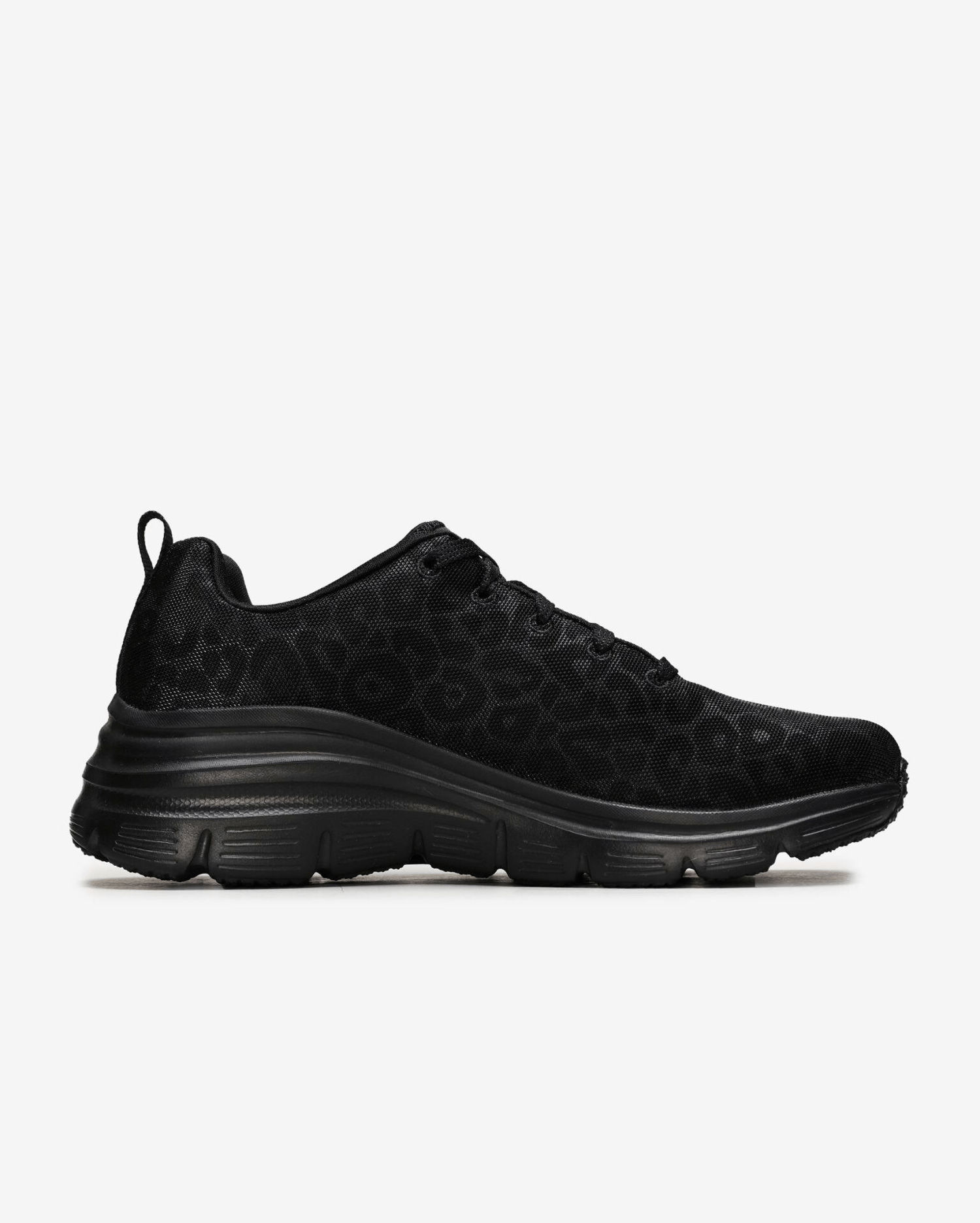 SKECHERS KADIN SİYAH FASHİON FİT SPOR AYAKKABI 88888179 BBK