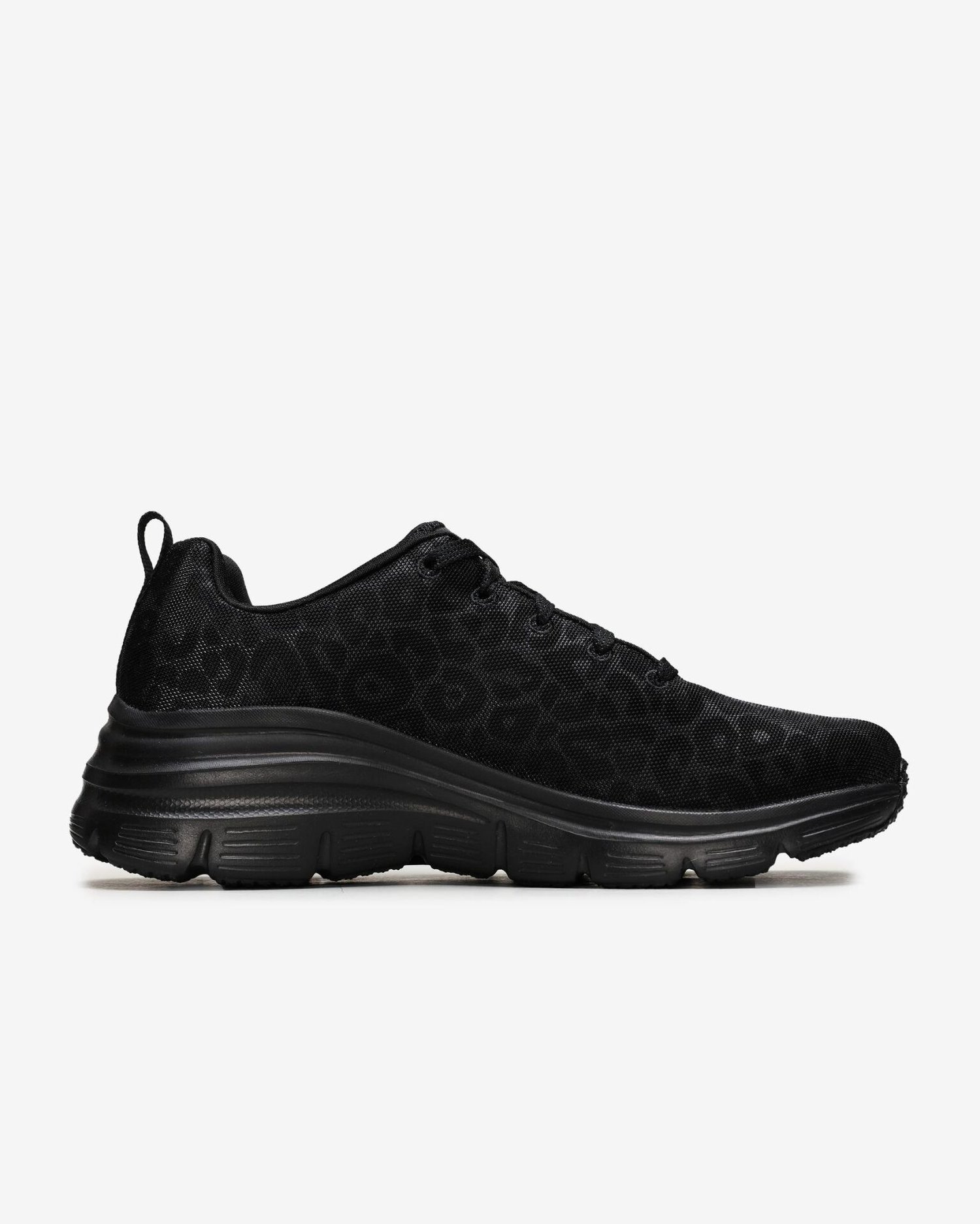 SKECHERS KADIN SİYAH FASHİON FİT SPOR AYAKKABI 88888179 BBK