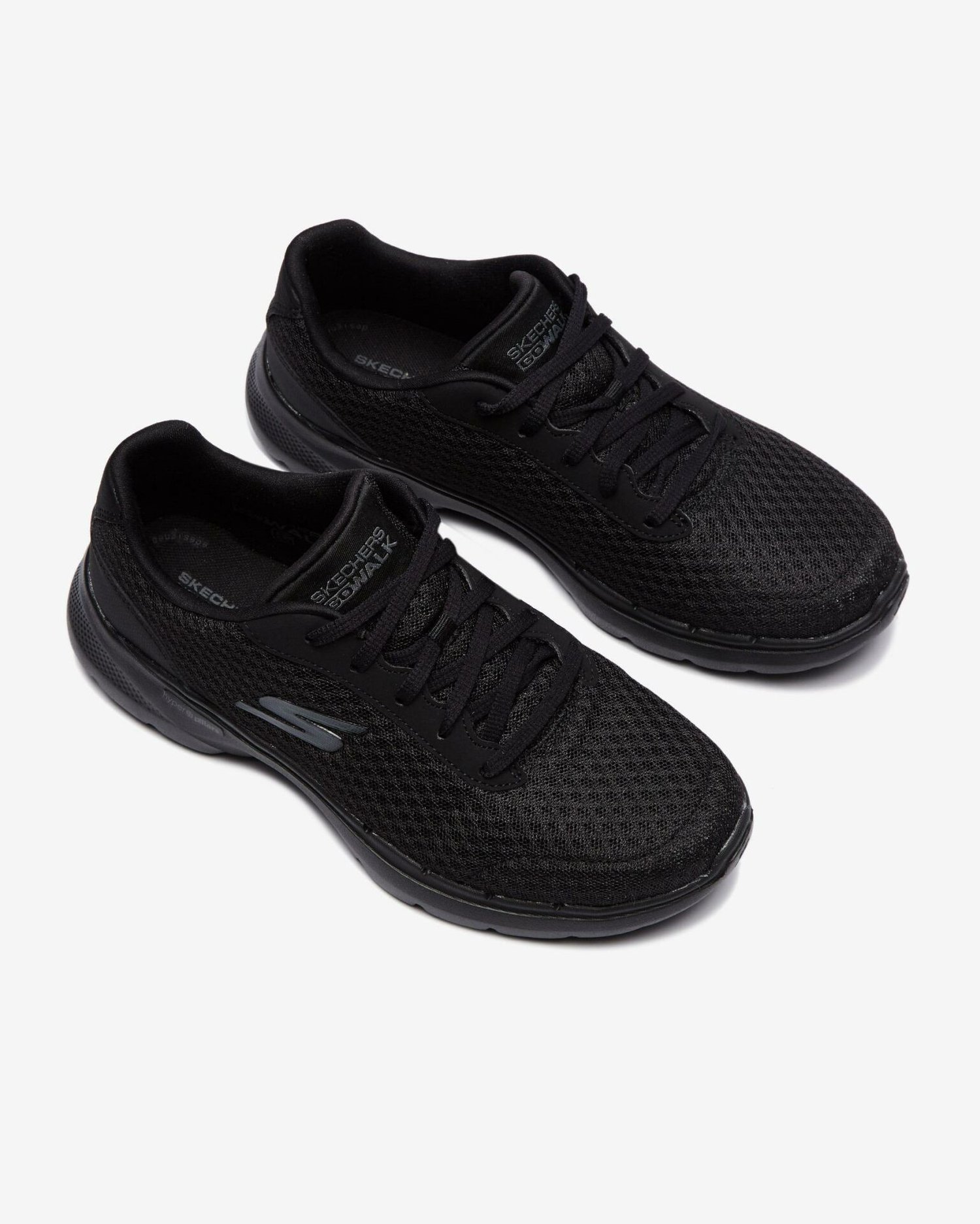 SKECHERS KADIN SİYAH GO WALK 6 - İCONİC VİSİON SPOR AYAKKABI 124514 BBK