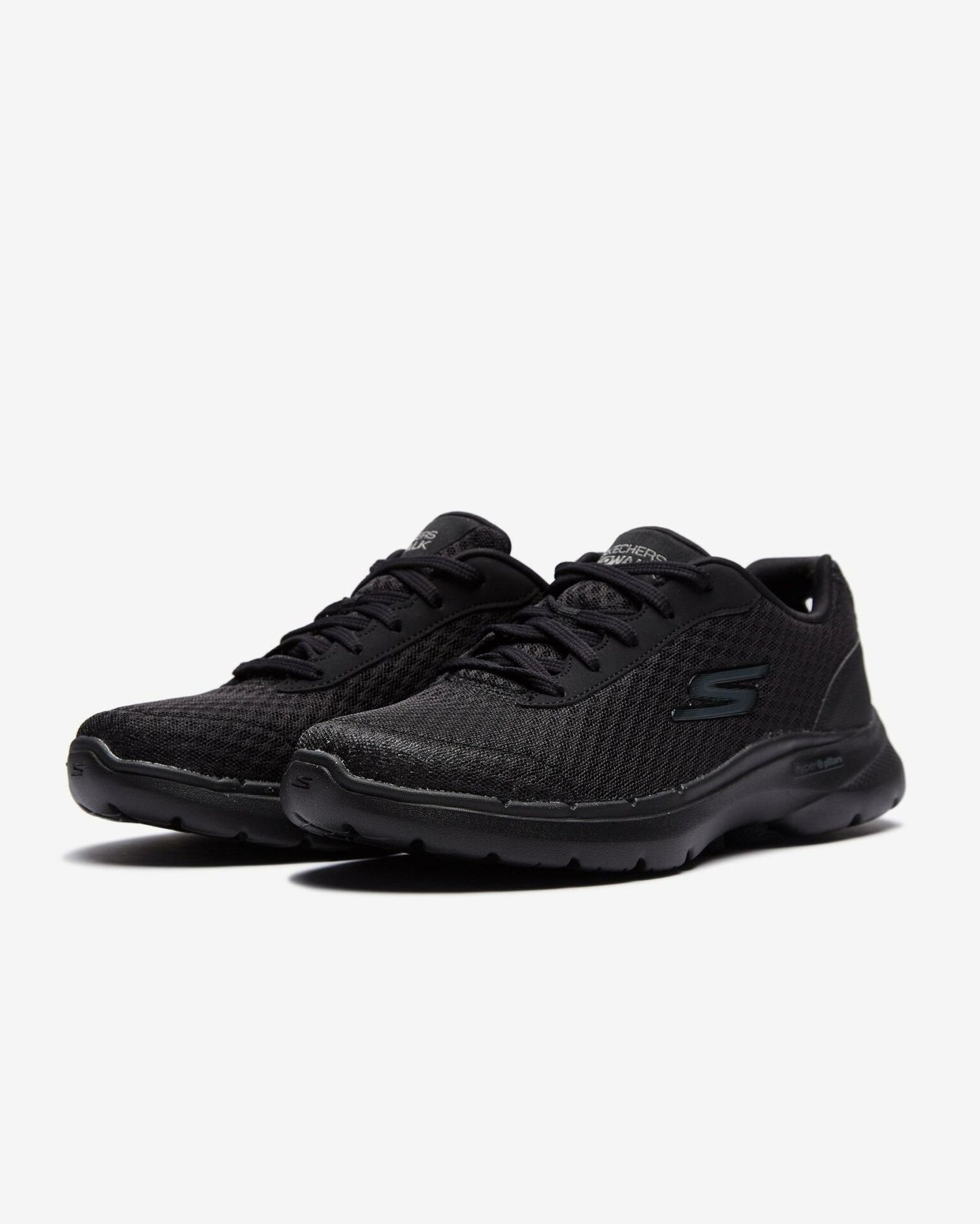 SKECHERS KADIN SİYAH GO WALK 6 - İCONİC VİSİON SPOR AYAKKABI 124514 BBK