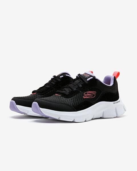 SKECHERS KADIN SİYAH/ÇOKLU FLEX COMFORT SPOR AYAKKABI 149885 BKMT