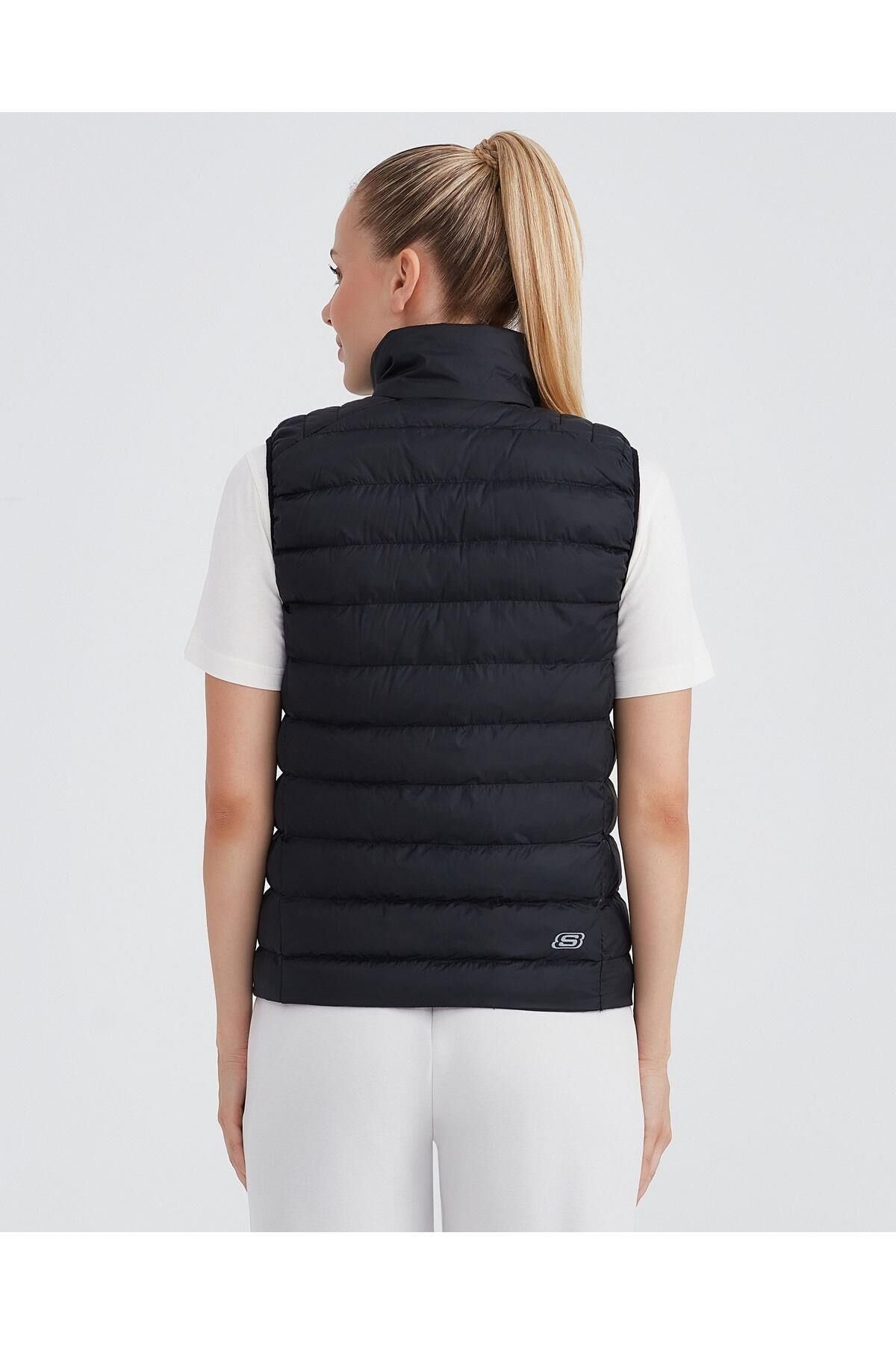 SKECHERS KADIN YELEK W OUTERWEAR PADDED VEST S231239-001