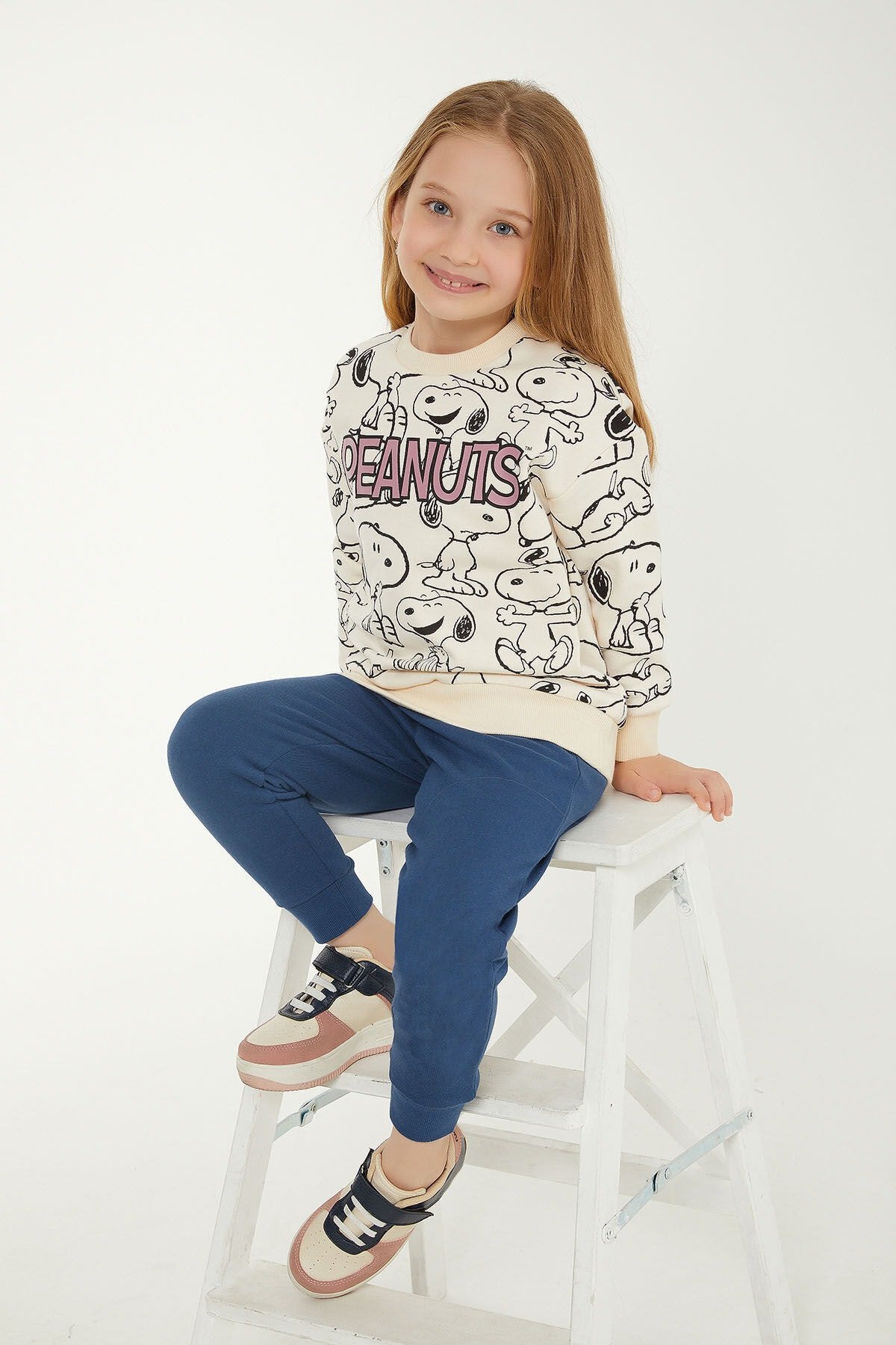 SNOOPY KIZ ÇOCUK EŞOFMAN TAKIMI L1536-3
