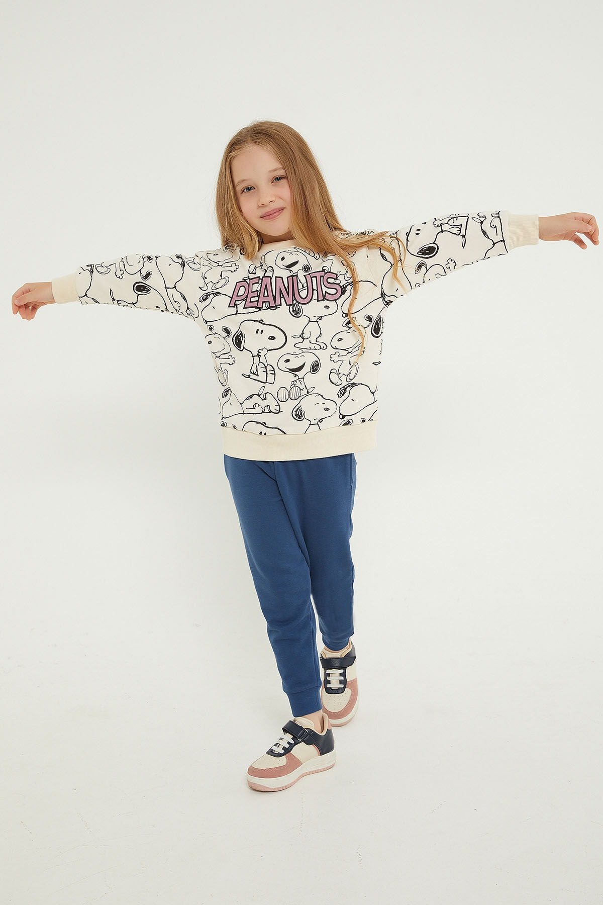 SNOOPY KIZ ÇOCUK EŞOFMAN TAKIMI L1536-3