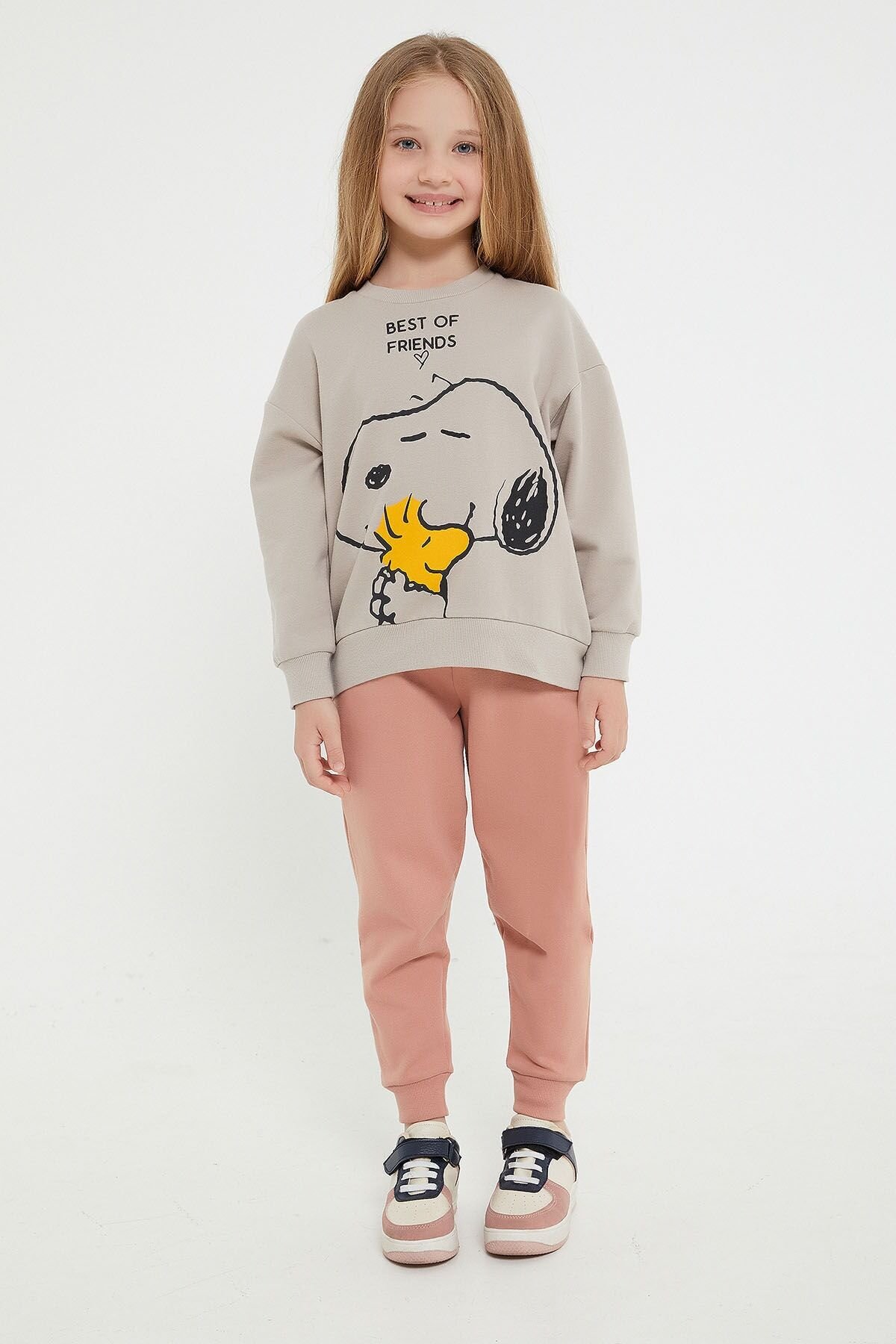 SNOOPY KIZ ÇOCUK EŞOFMAN TAKIMI L1538-3