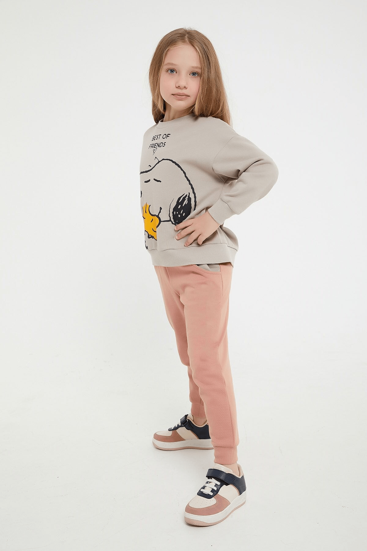SNOOPY KIZ ÇOCUK EŞOFMAN TAKIMI L1538-3