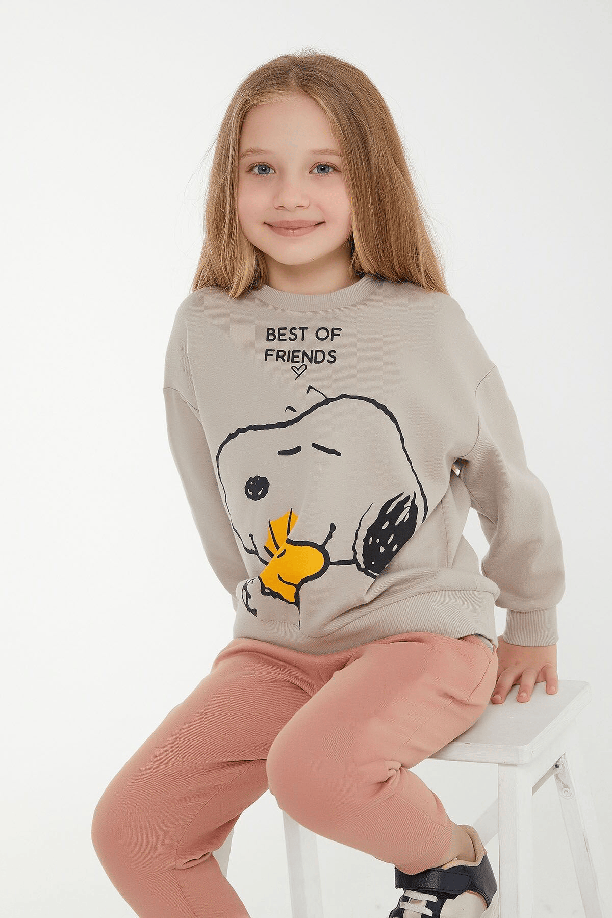 SNOOPY KIZ ÇOCUK EŞOFMAN TAKIMI L1538-3