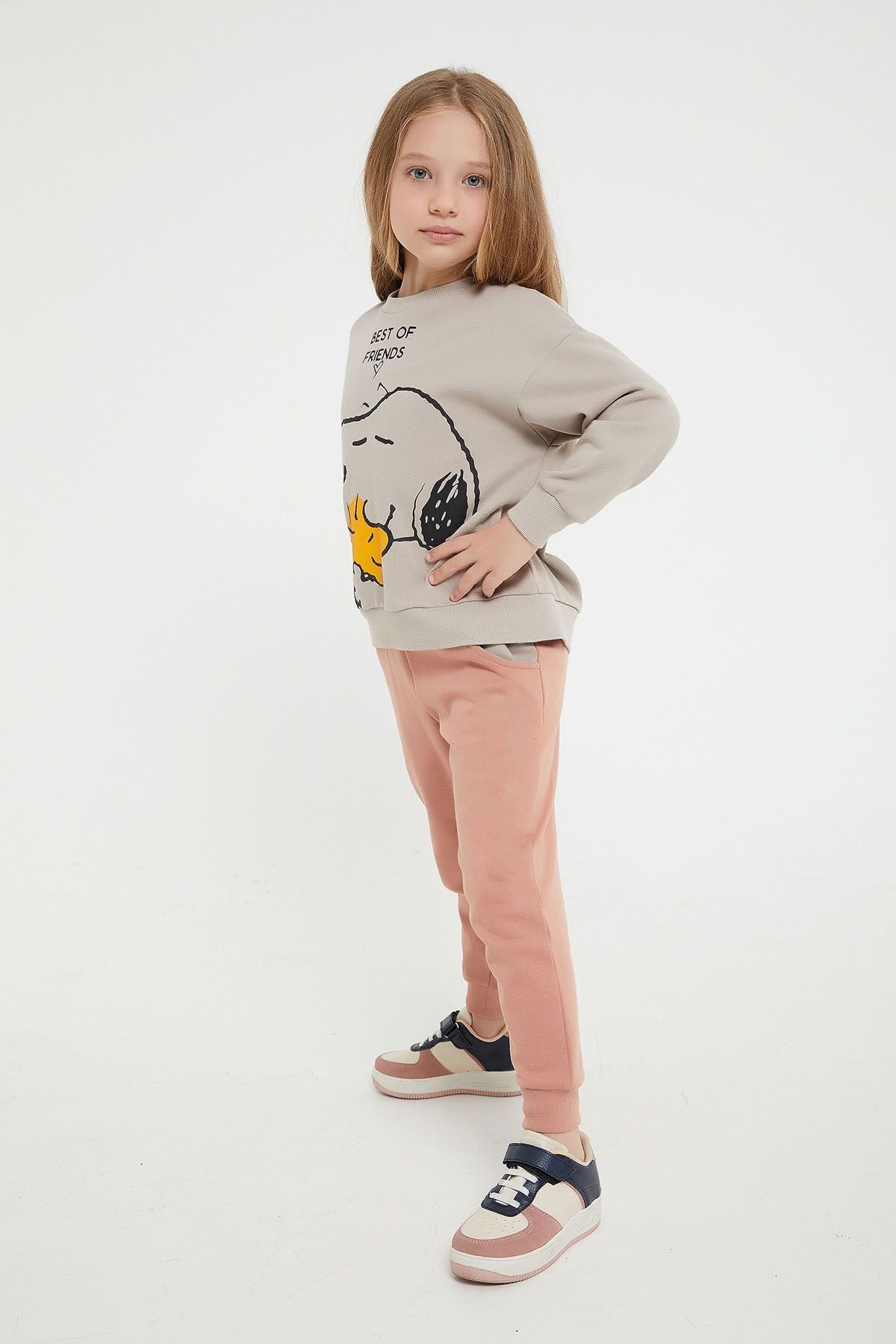 SNOOPY KIZ ÇOCUK EŞOFMAN TAKIMI L1538-3