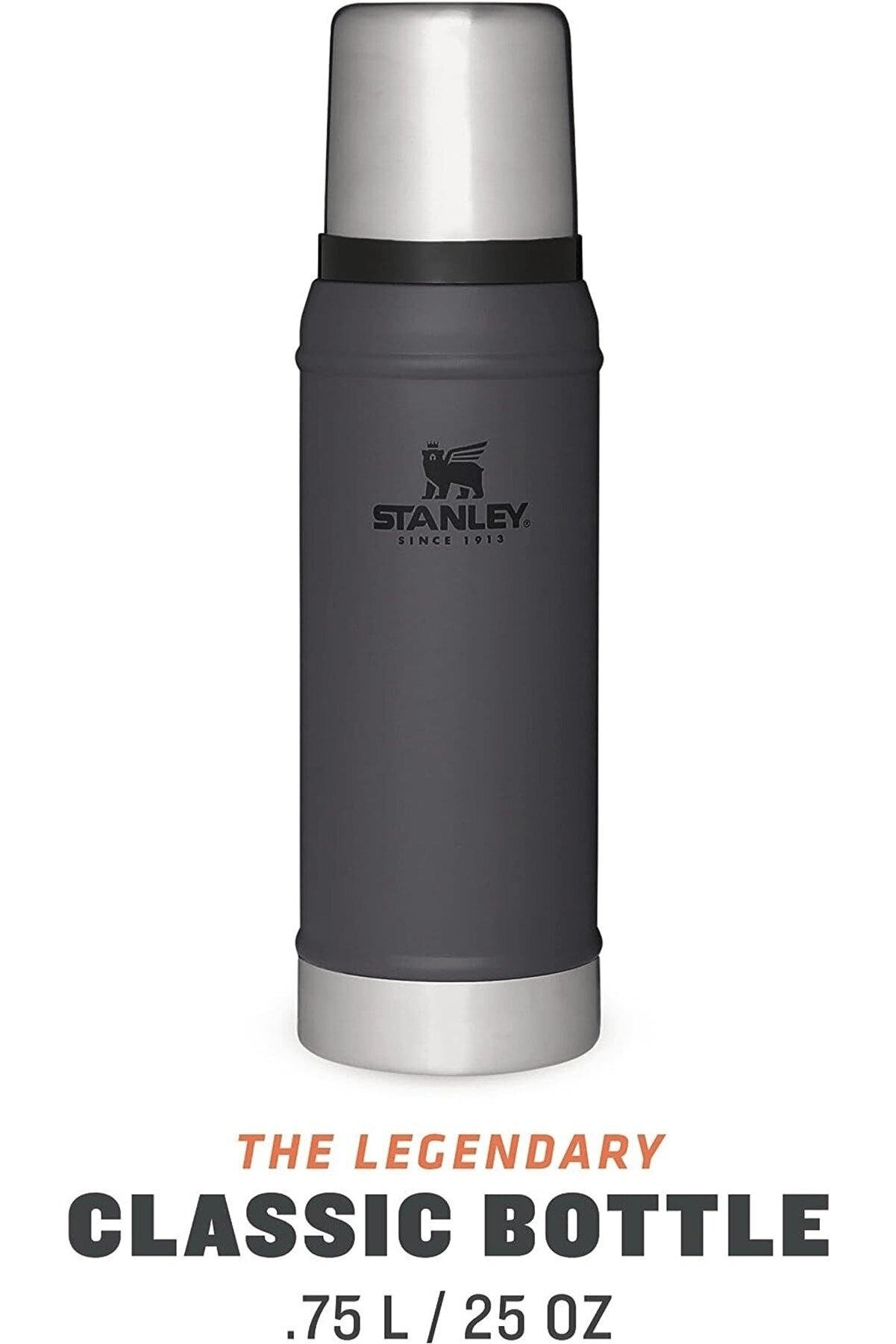 STANLEY 0.75L CLASSIC VAC BTL CHARCOAL EU-1 TERMOS 10-01612-061